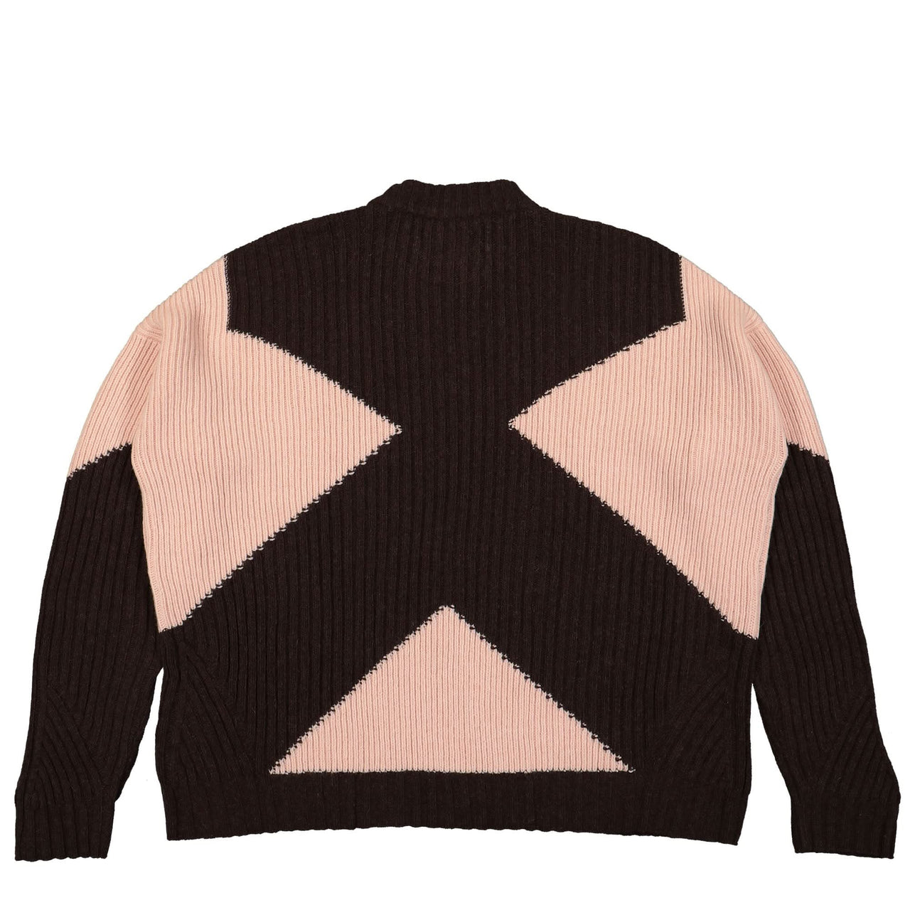 GmbH Knitted Unisex Color Blocked Jumper Brown Detail view 1 | Gate