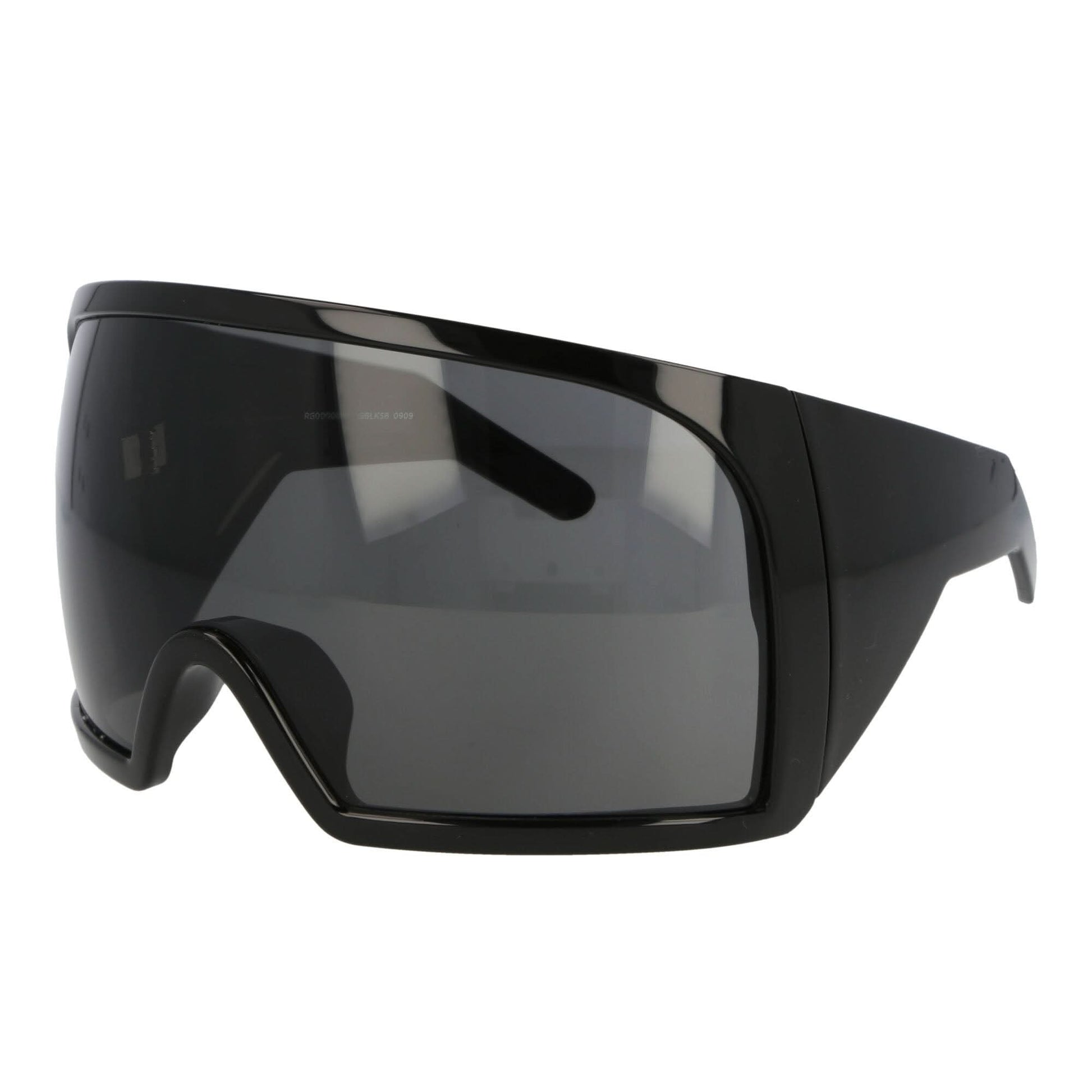 Rick Owens Kriester Shiny Sunglasses Black Detail view 1 | Gate