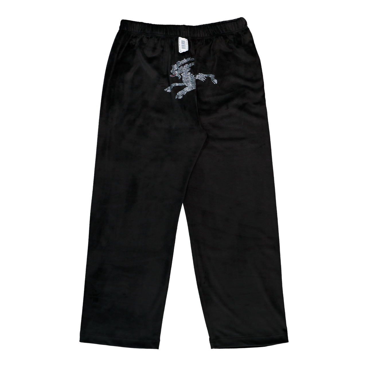 Prototypes Rhinestone Nikki Pants Black sweat & Track Pant PT09JE07USBK Detail View 1 | GATE