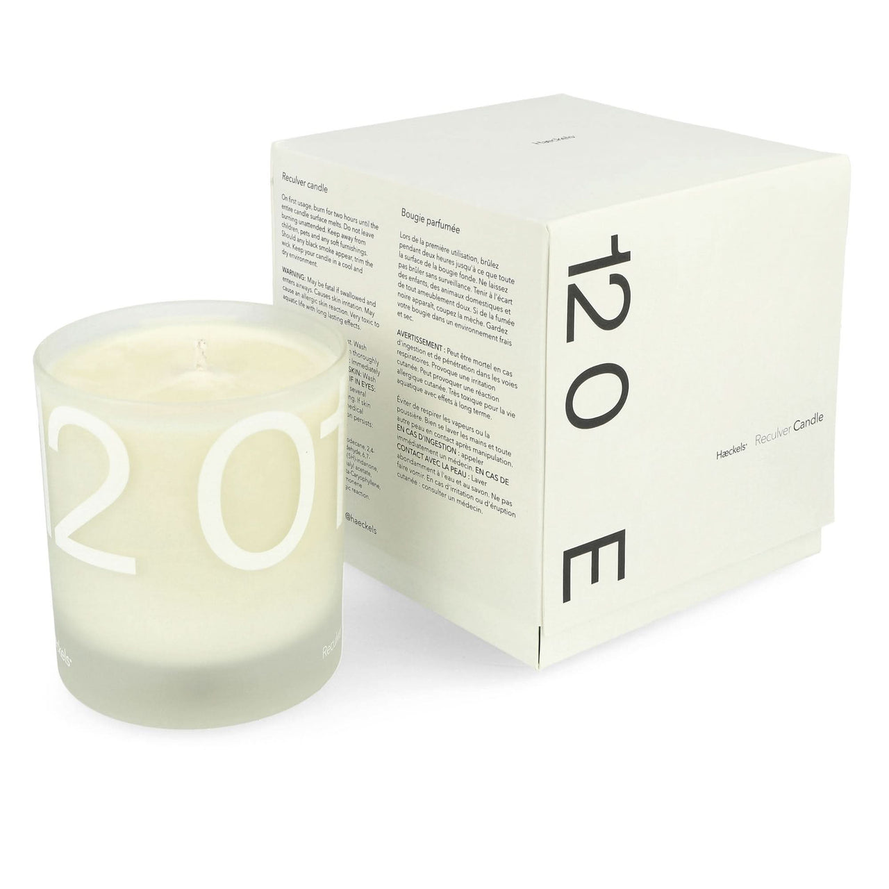 Haeckels Reculver Candle White Detail view 1 | Gate