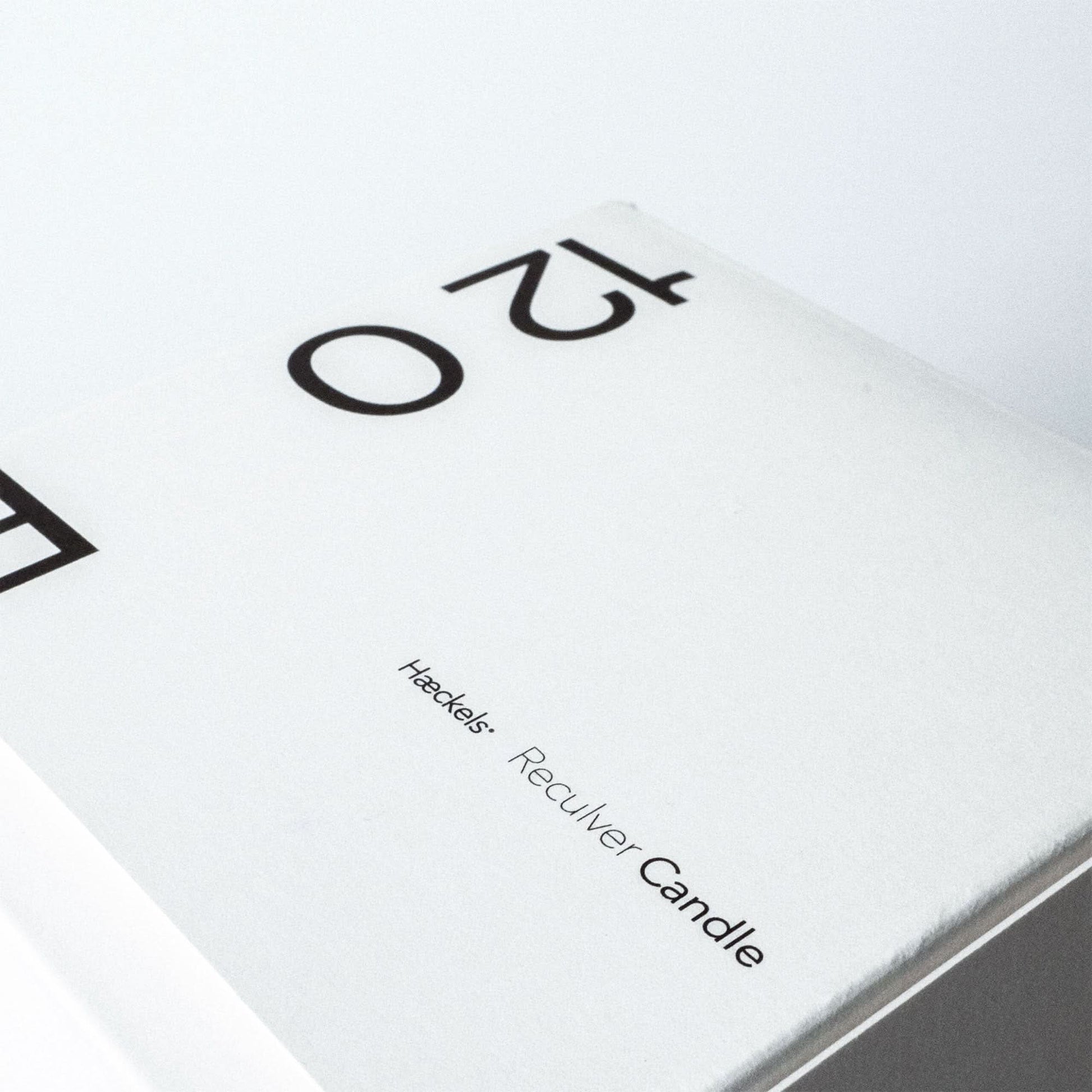 Haeckels Reculver Candle White Detail view 4 | Gate