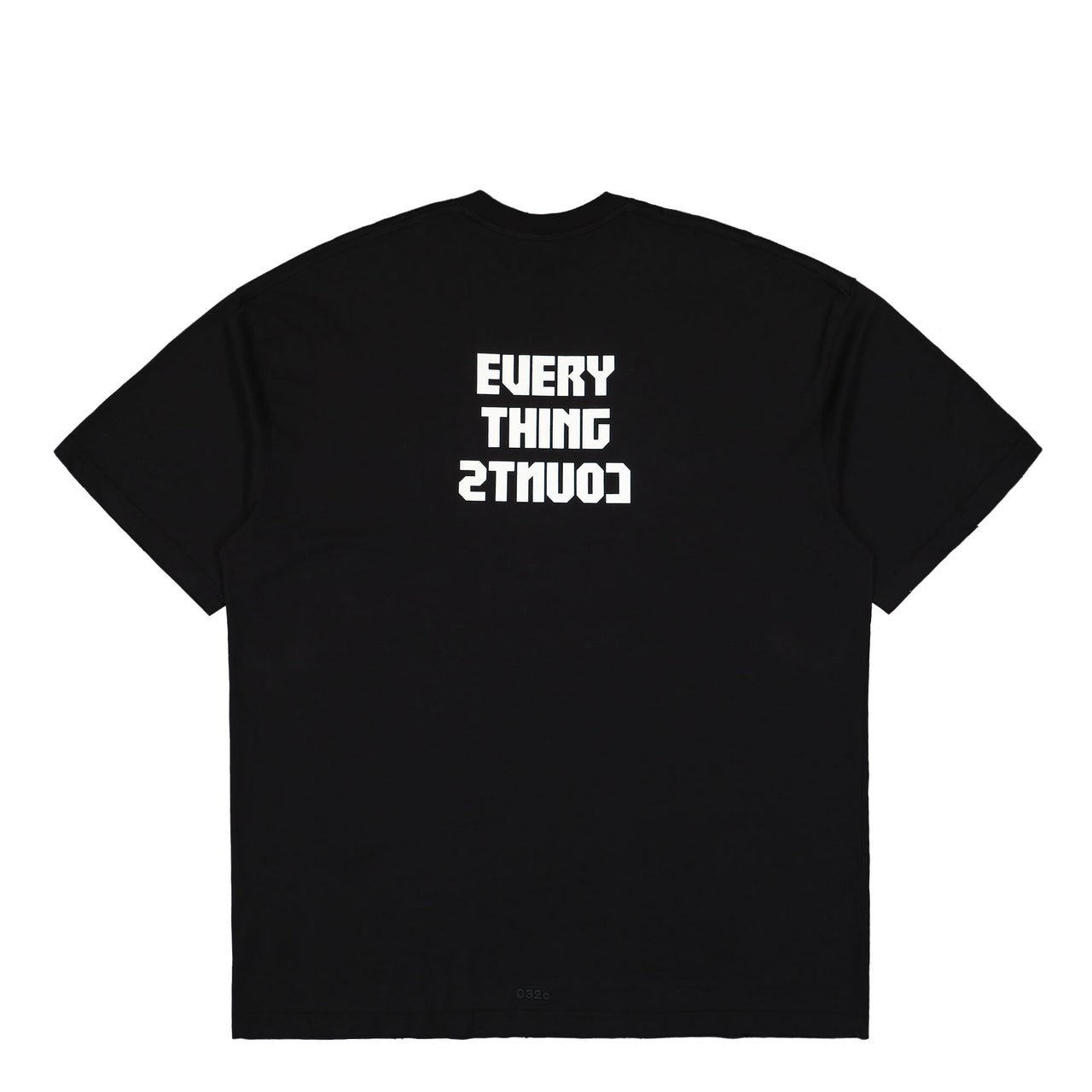 032c Point Zero Oversized T-Shirt Black Detail view 1 | Gate