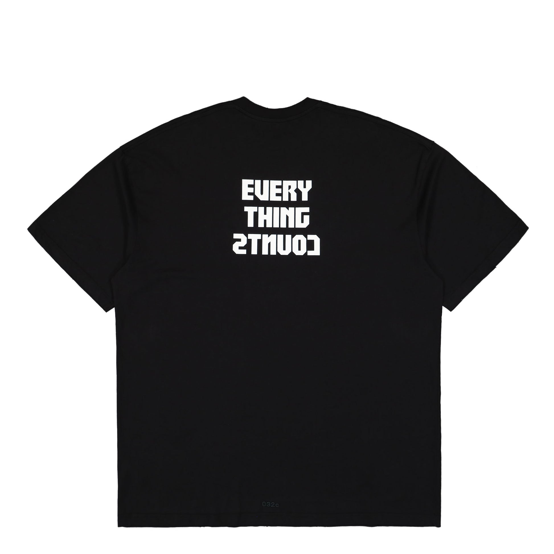 032c Point Zero Oversized T-Shirt Black Detail view 2 | Gate
