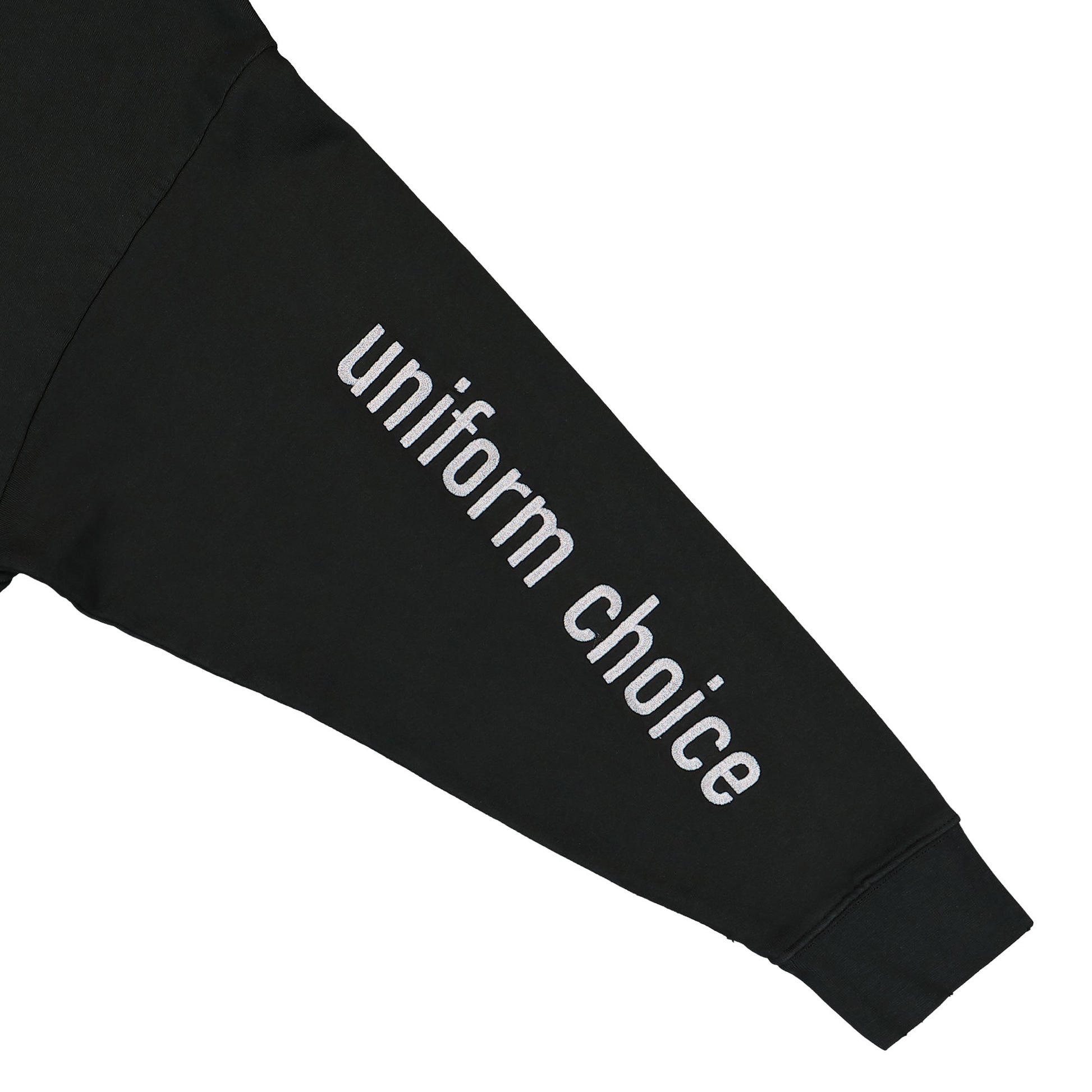 032c Routine Zip Hoodie Black Detail view 6 | Gate