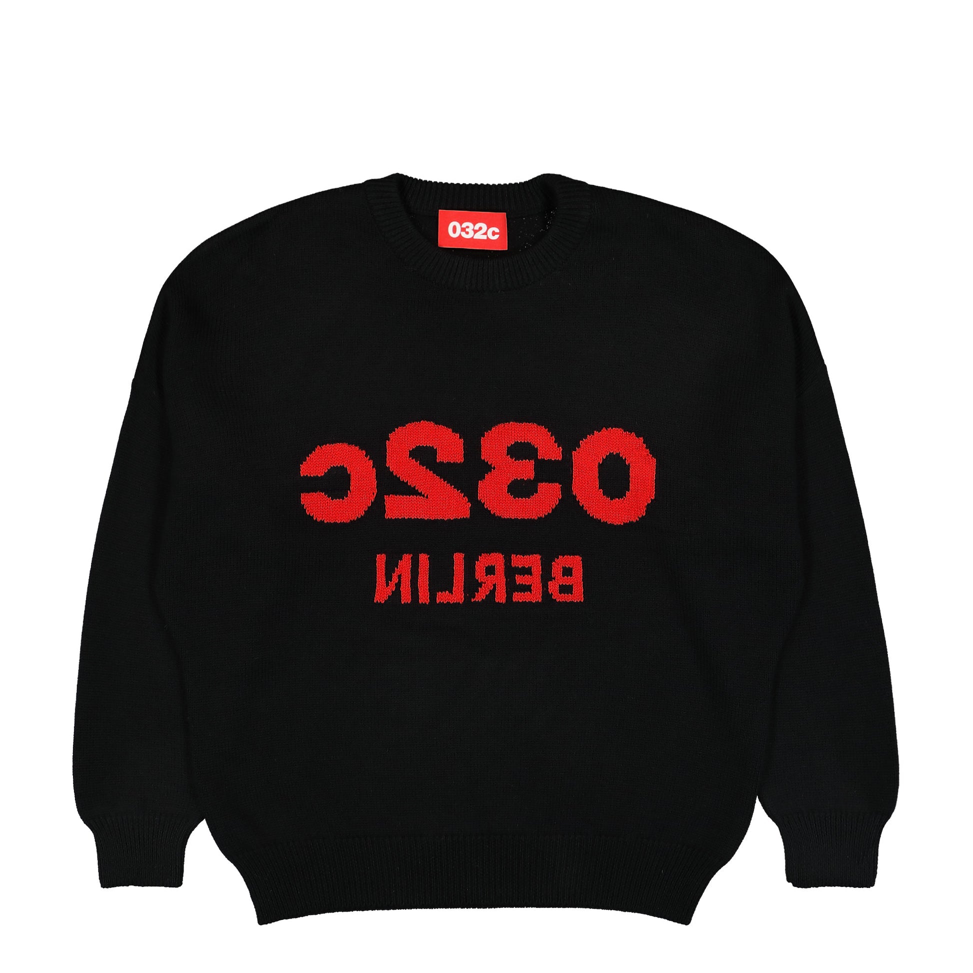 032c Selfie Sweater Black Detail view 1 | Gate