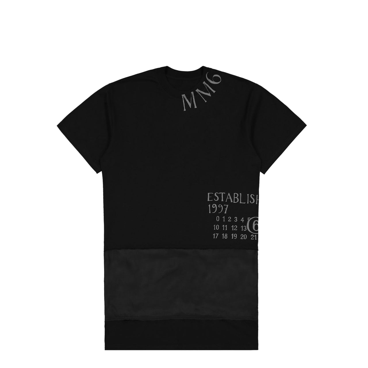 MM6 Maison Margiela Mini Dress Black Detail view 1 | Gate