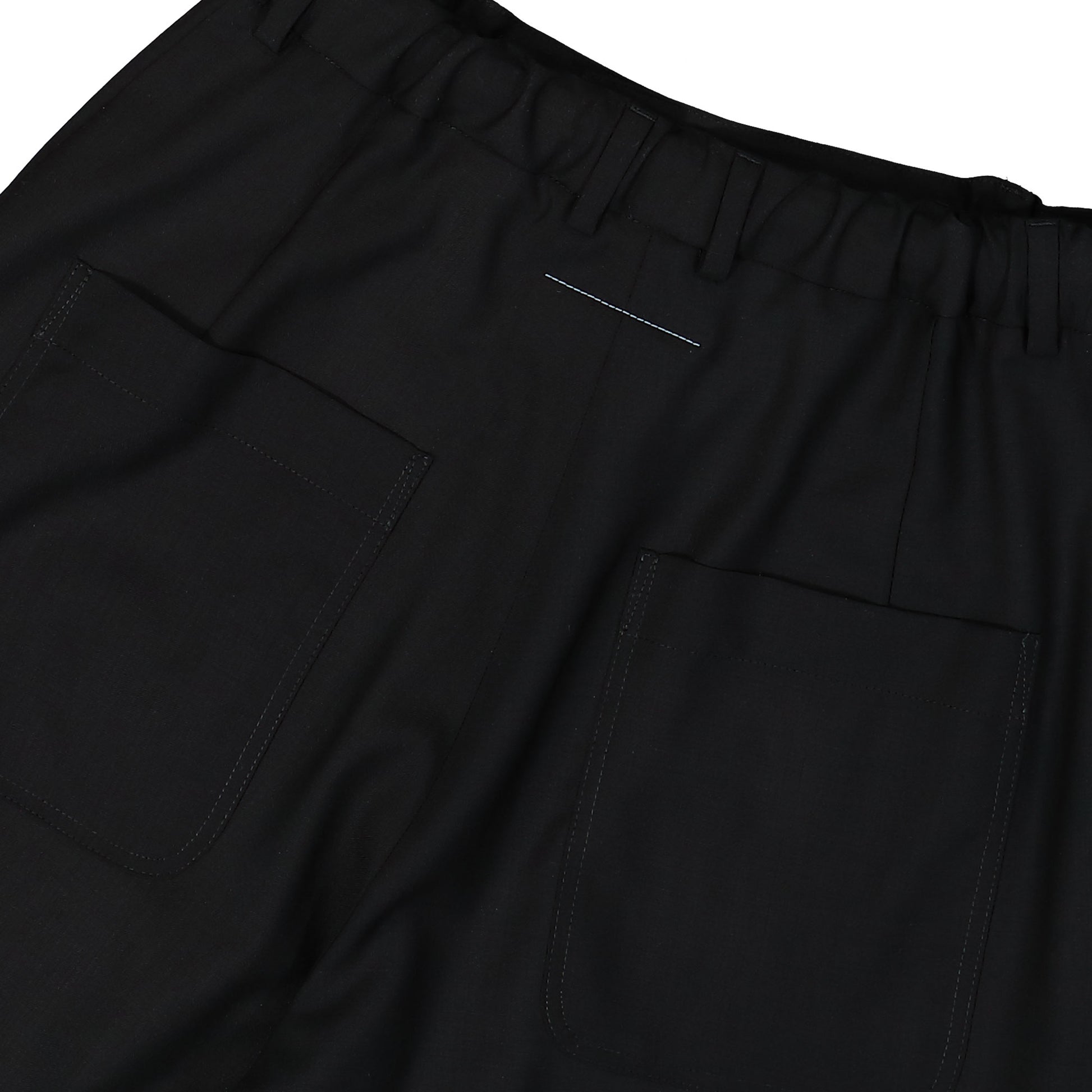 MM6 Maison Margiela Pants Black Detail view 5 | Gate