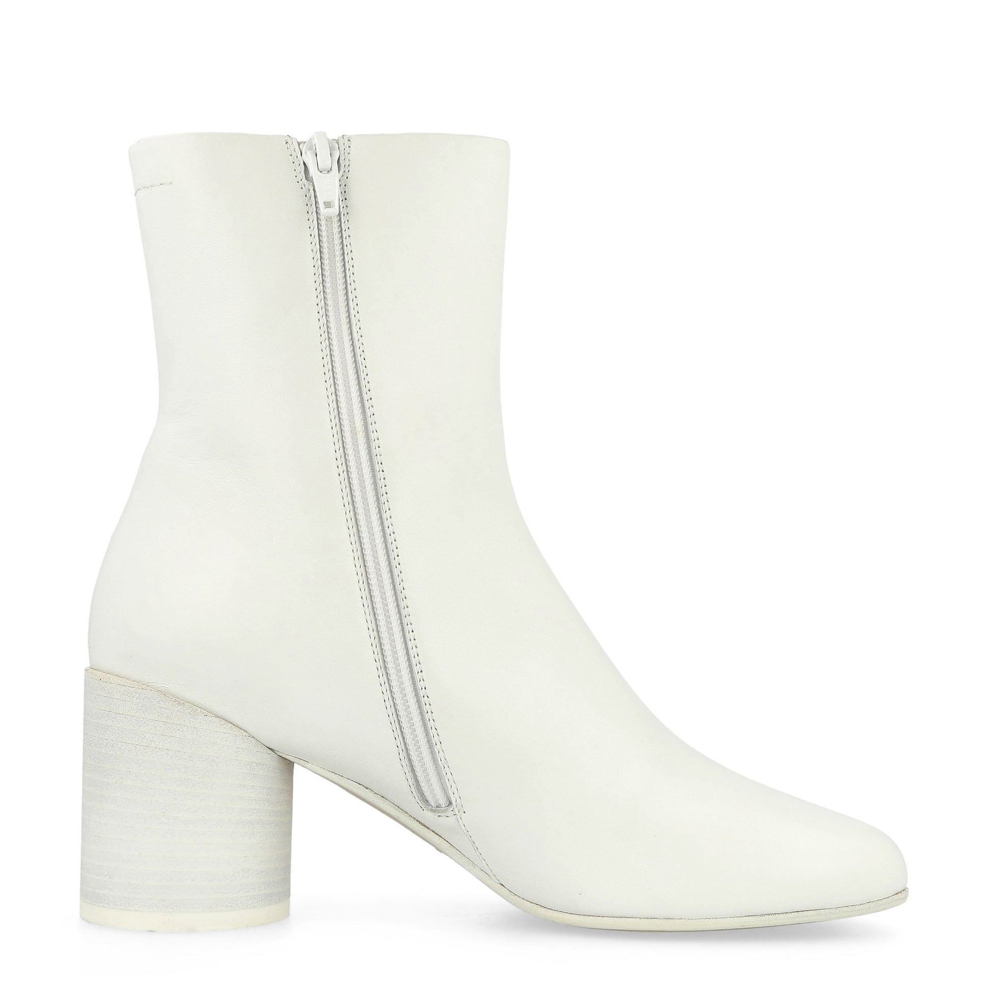 MM6 Maison Margiela Ankle Boot White Boots Detail view 3 | Gate