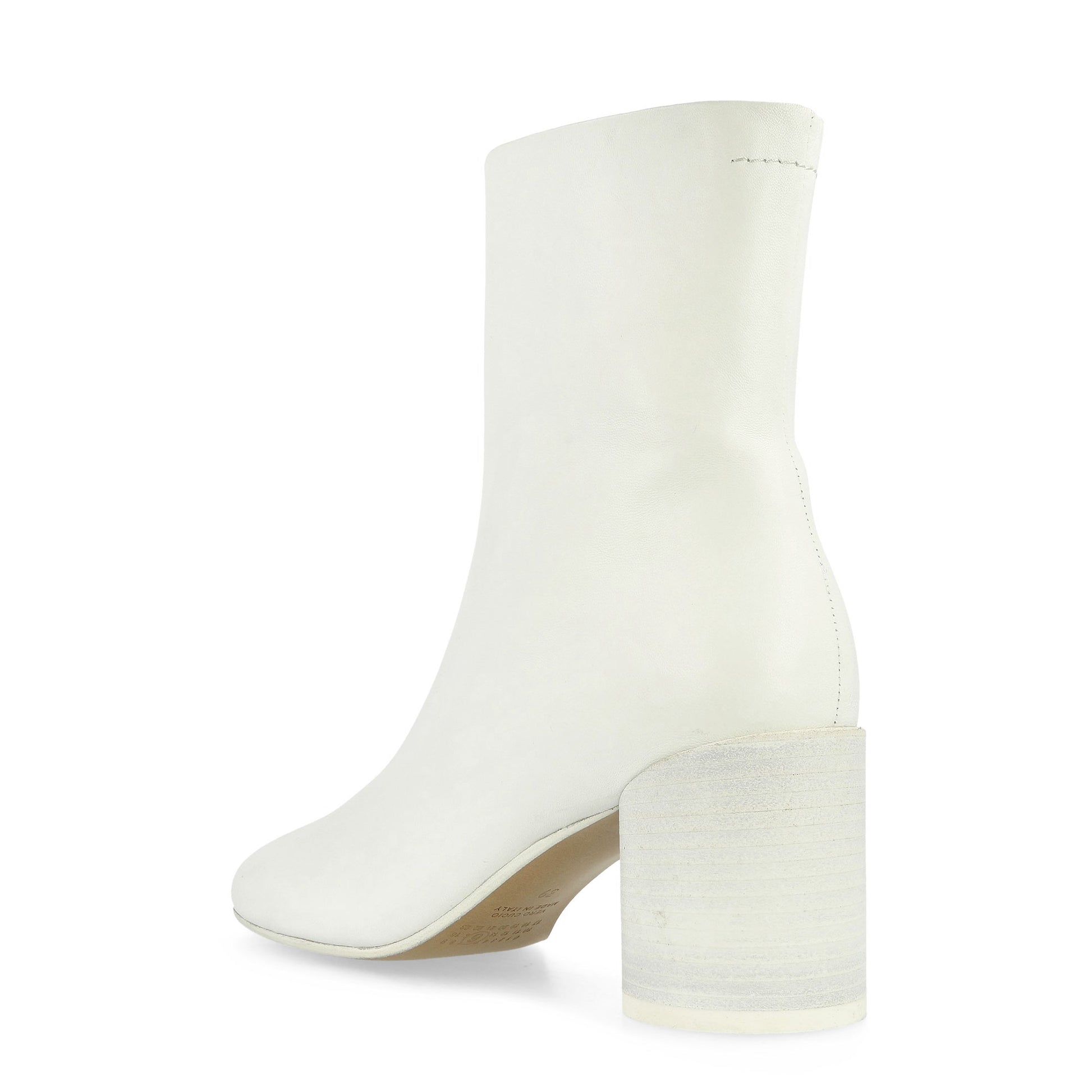 MM6 Maison Margiela Ankle Boot White Boots Detail view 4 | Gate
