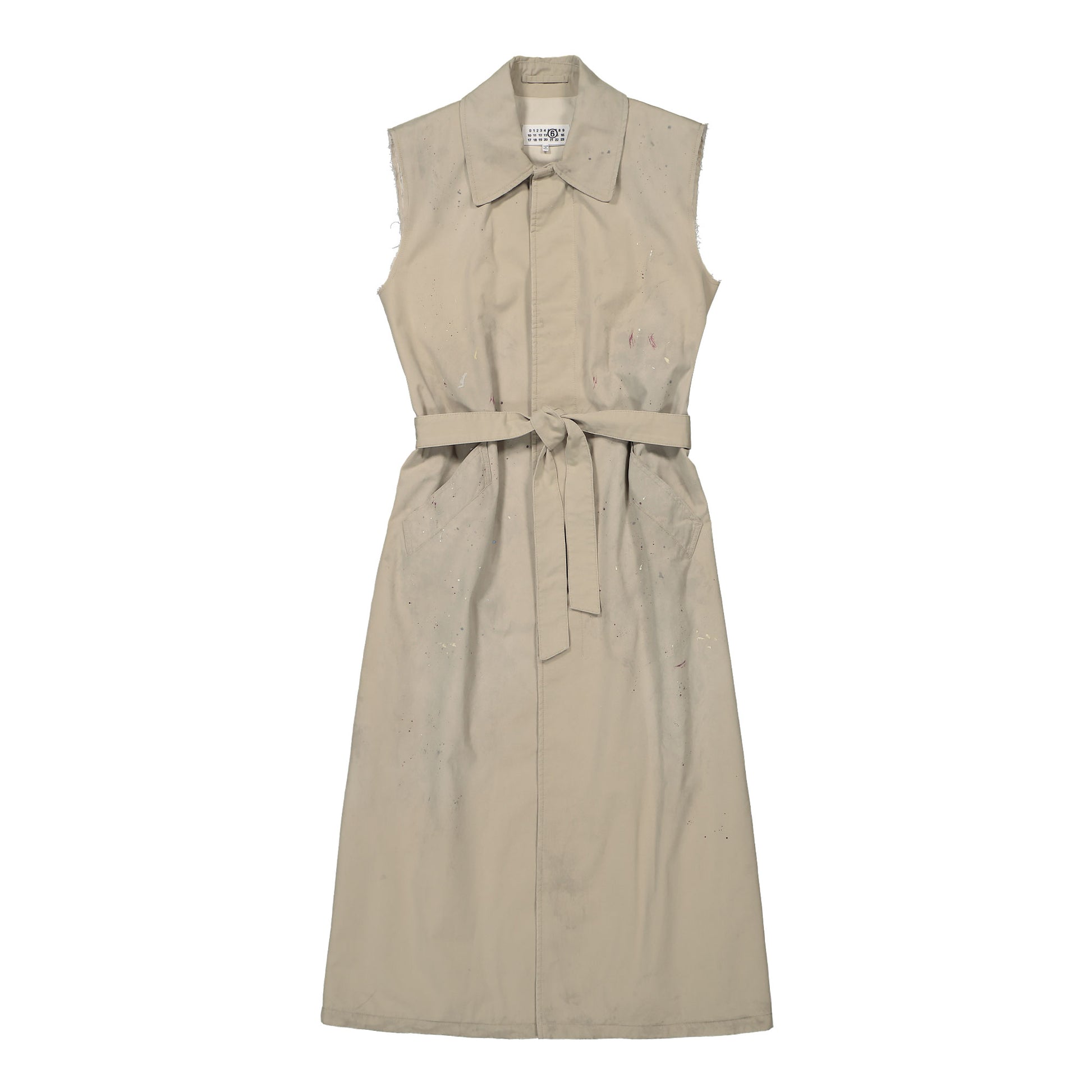 MM6 Maison Margiela Waistcoat Beige Detail view 1 | Gate