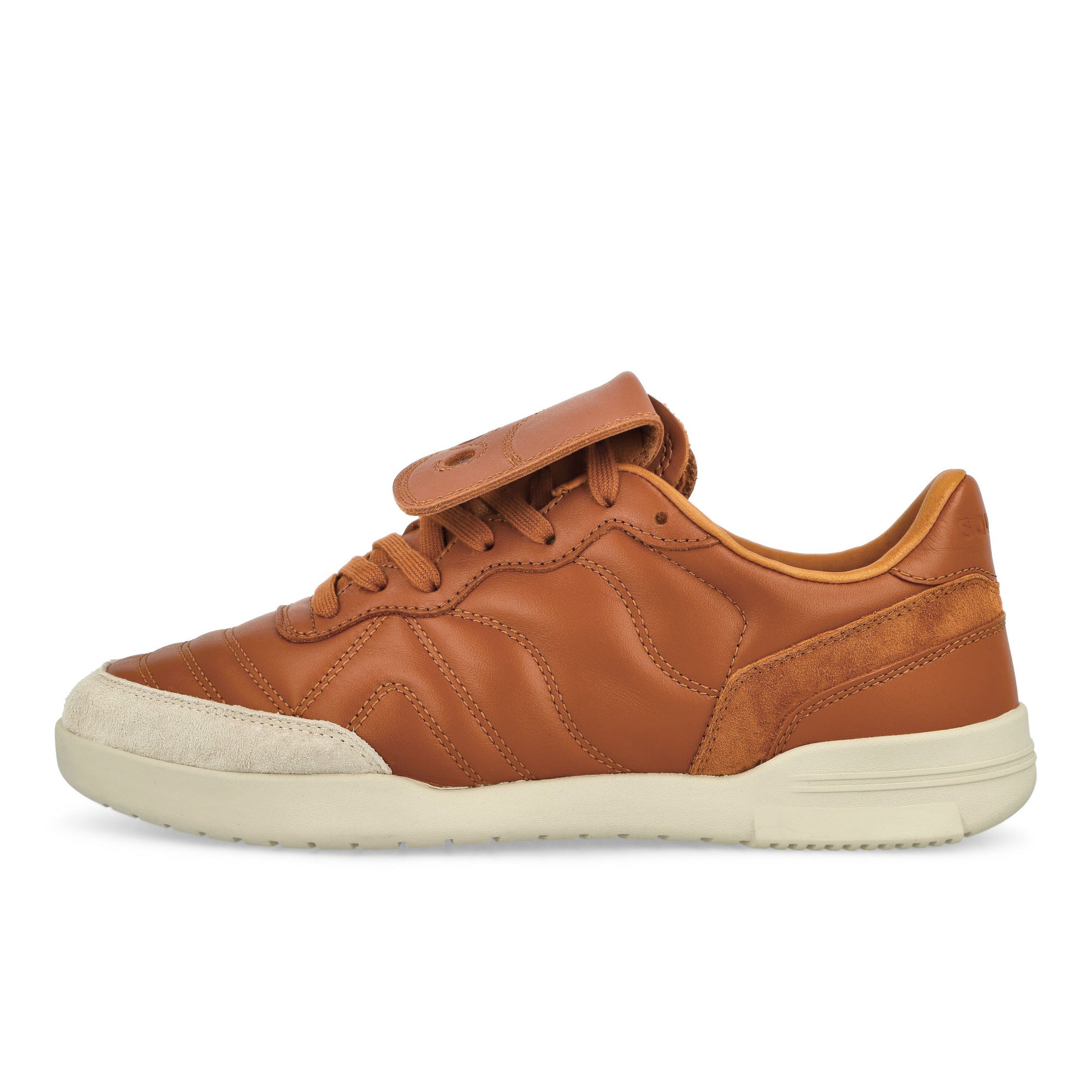 Saucony SILO 586i Brown Sneaker Detail view 1 | Gate