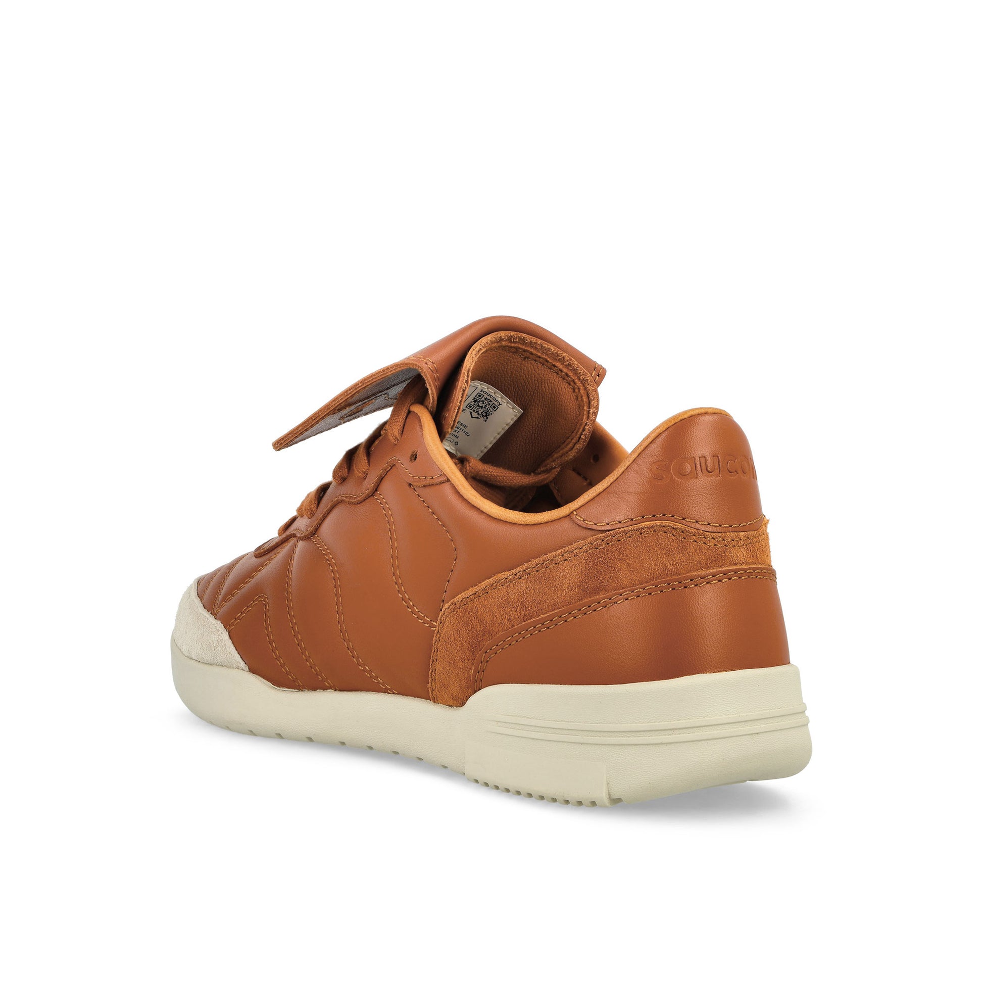 Saucony SILO 586i Brown Sneaker Detail view 3 | Gate