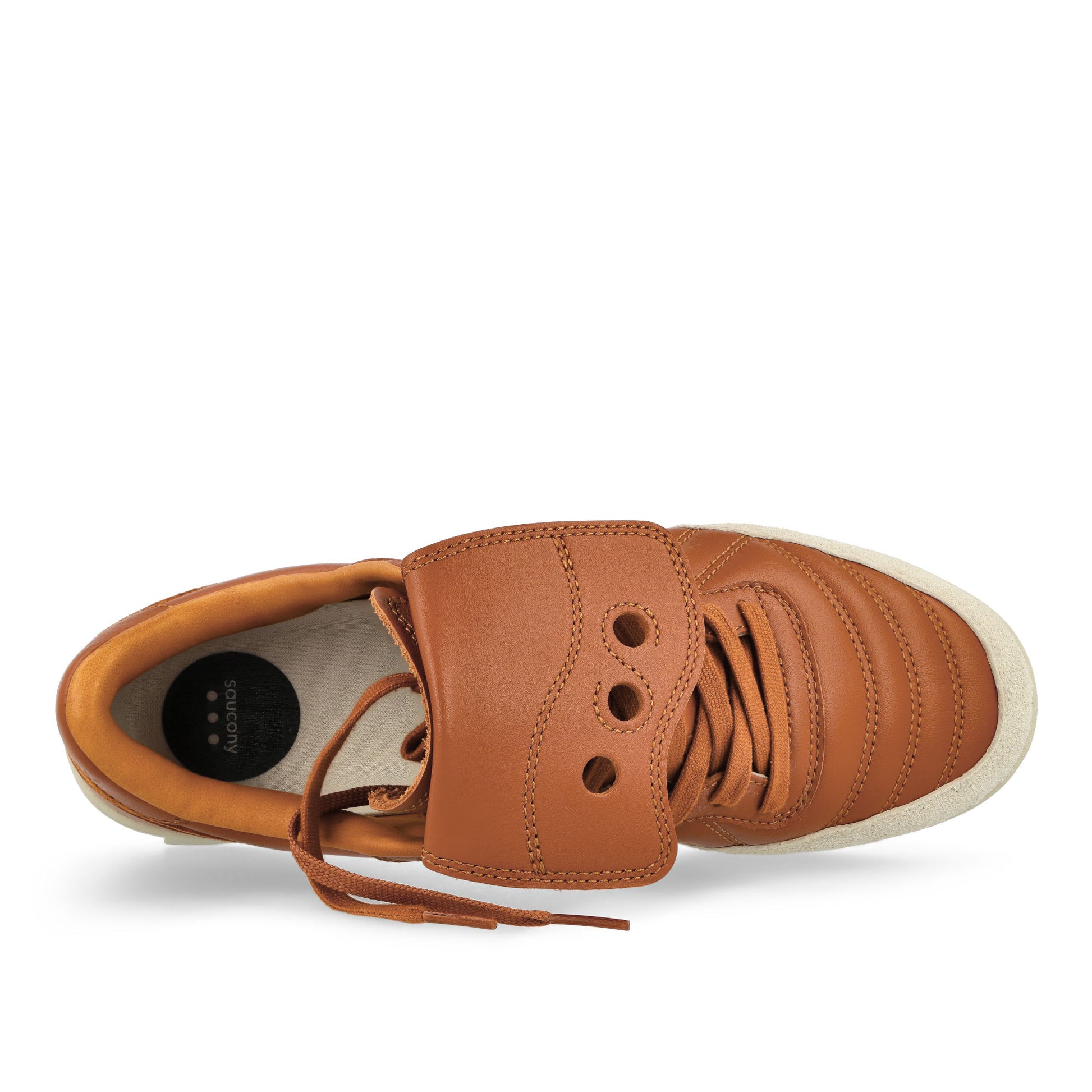 Saucony SILO 586i Brown Sneaker Detail view 5 | Gate