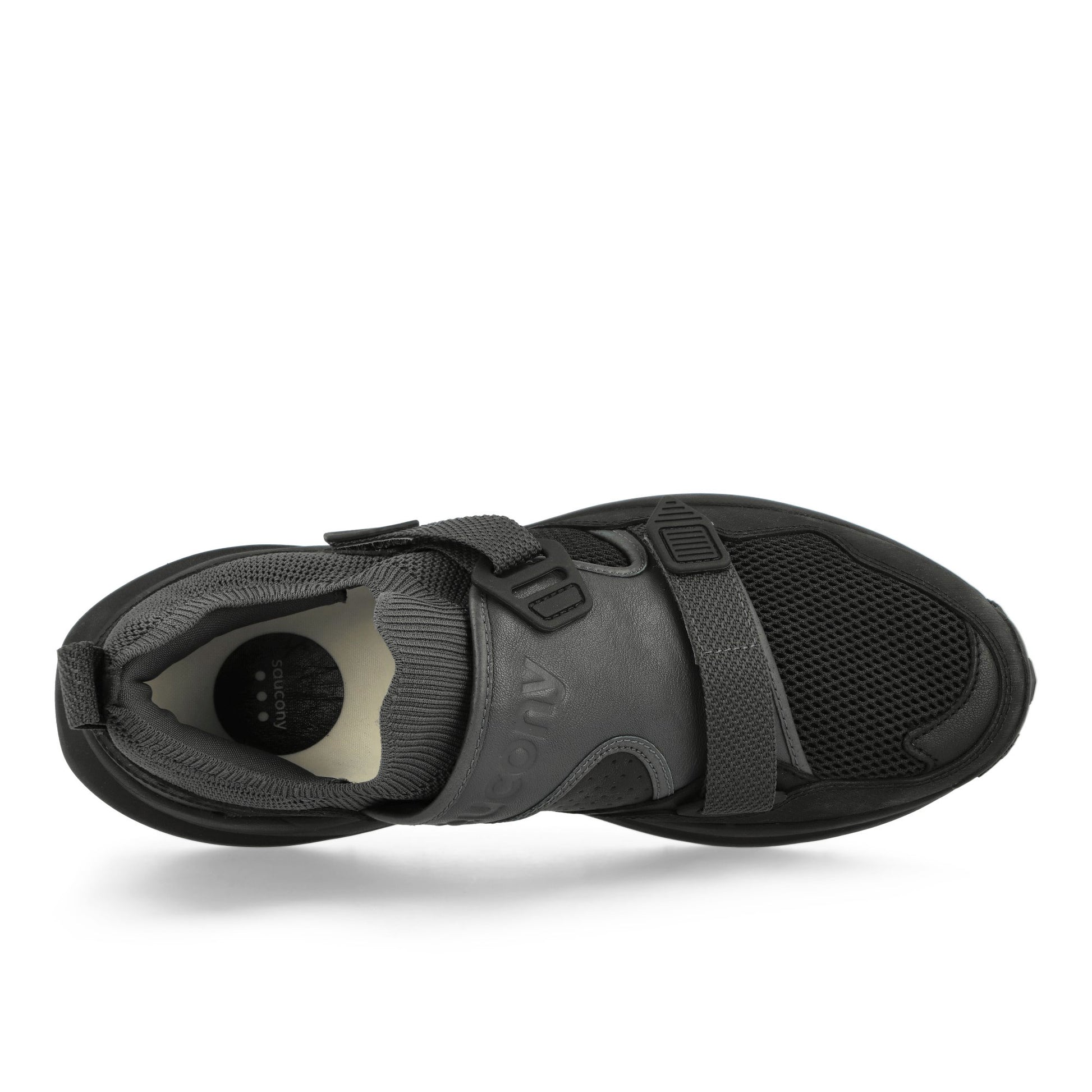 Saucony SILO Grid X Ultra Black Sneaker Detail view 6 | Gate