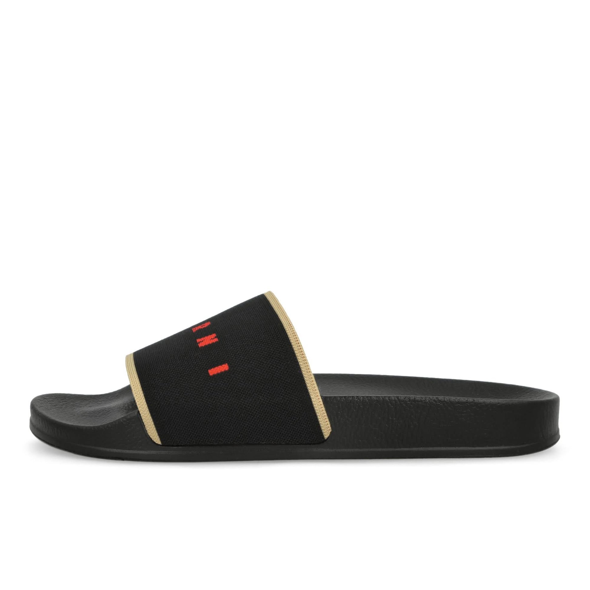 Marni Rubber Slide Black Slides Detail view 1 | Gate