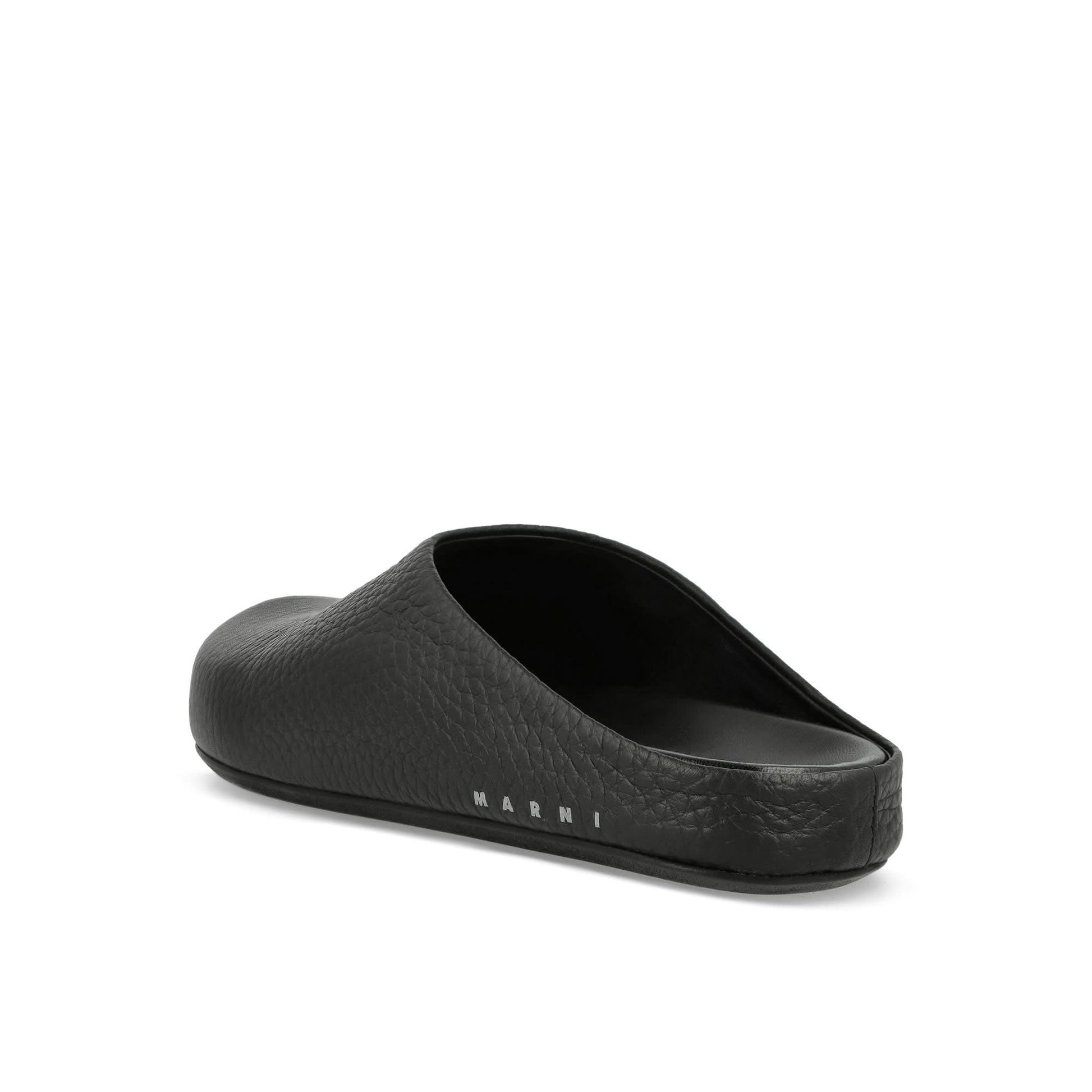 Marni Fussbett Sabot Black Slides Detail view 3 | Gate