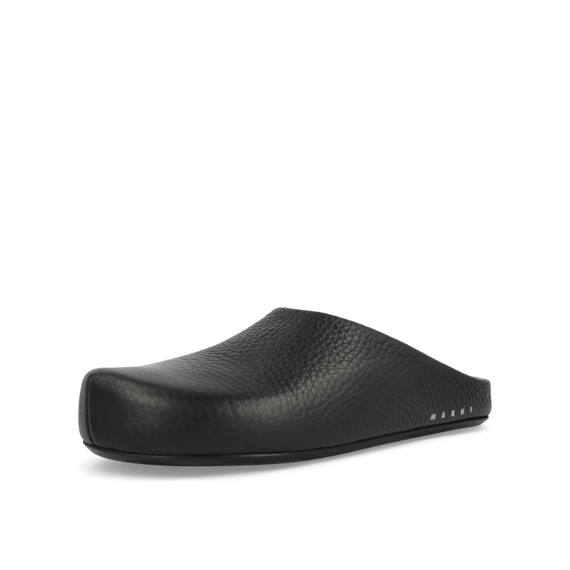 Marni Fussbett Sabot Black Slides Detail view 4 | Gate