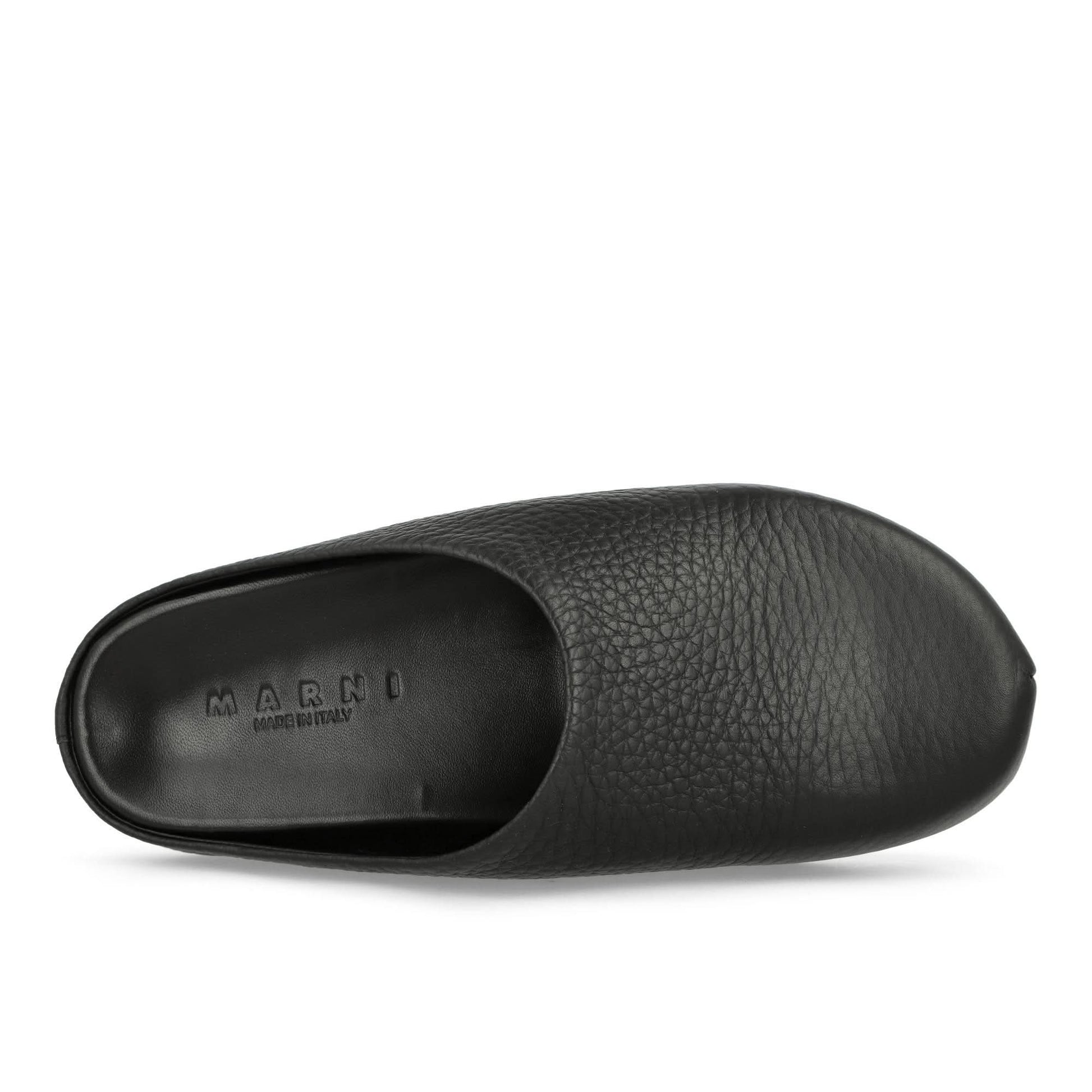 Marni Fussbett Sabot Black Slides Detail view 5 | Gate