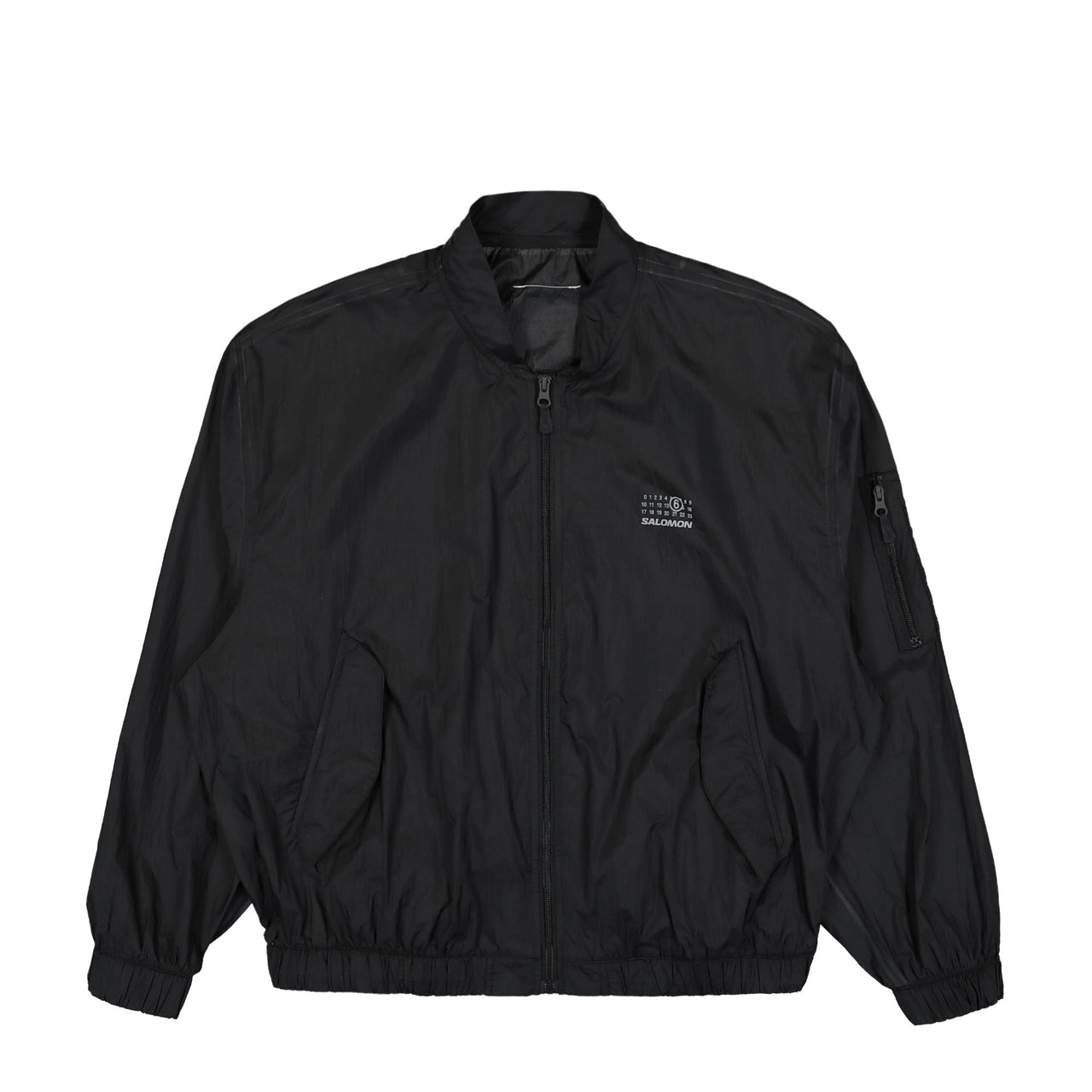 MM6 Maison Margiela Sports Jacket Black Detail view 1 | Gate