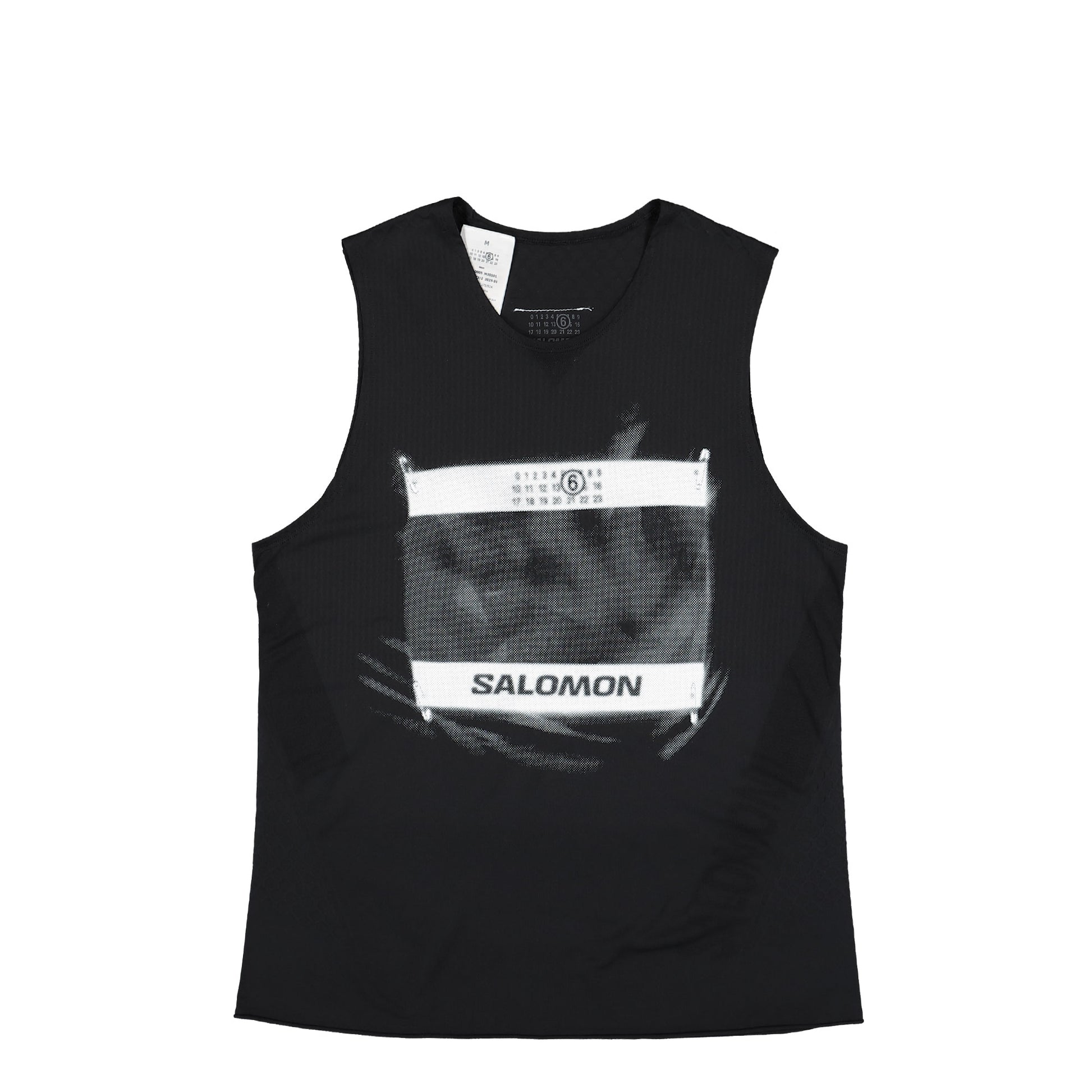 MM6 Maison Margiela Tank Top Black Detail view 1 | Gate
