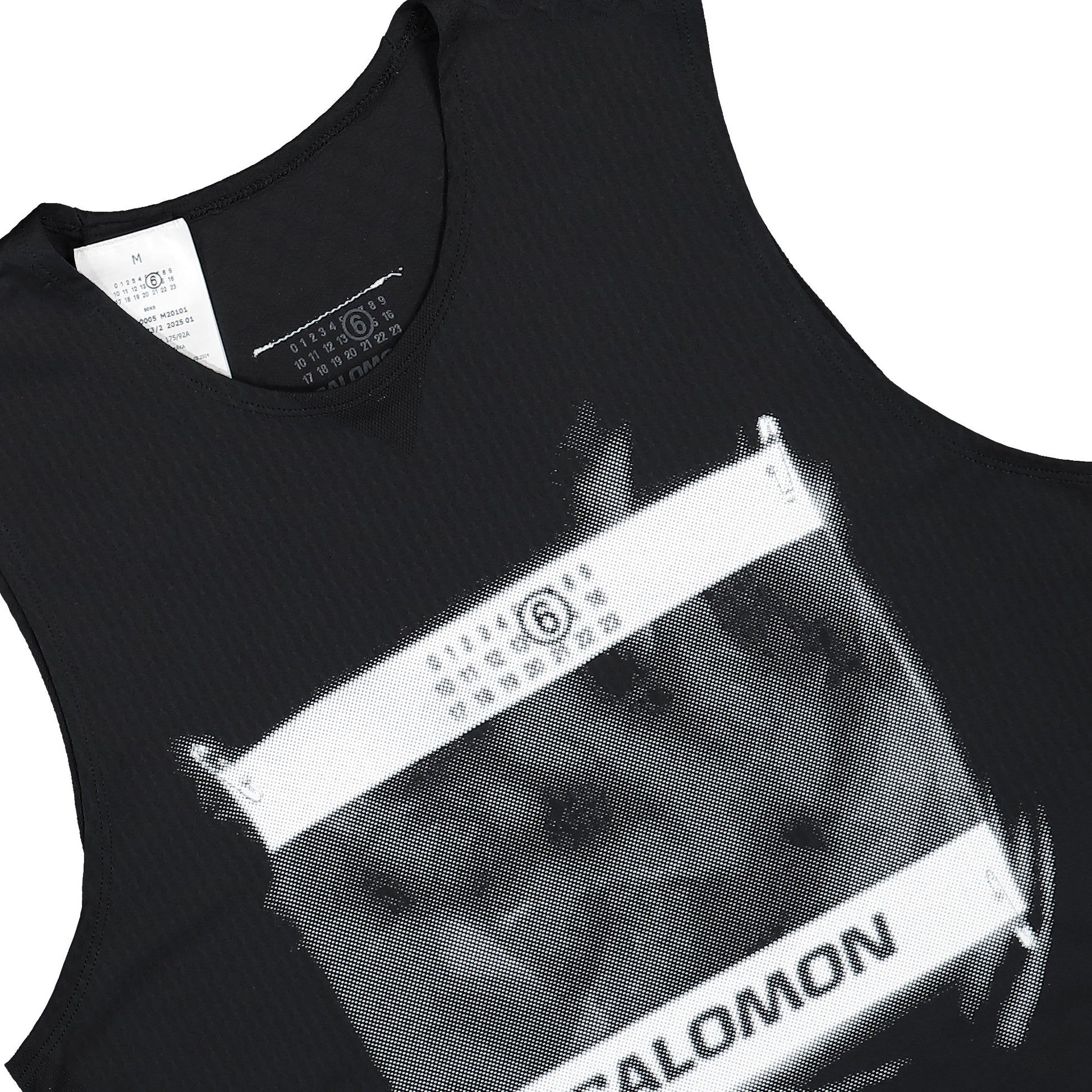 MM6 Maison Margiela Tank Top Black Detail view 3 | Gate