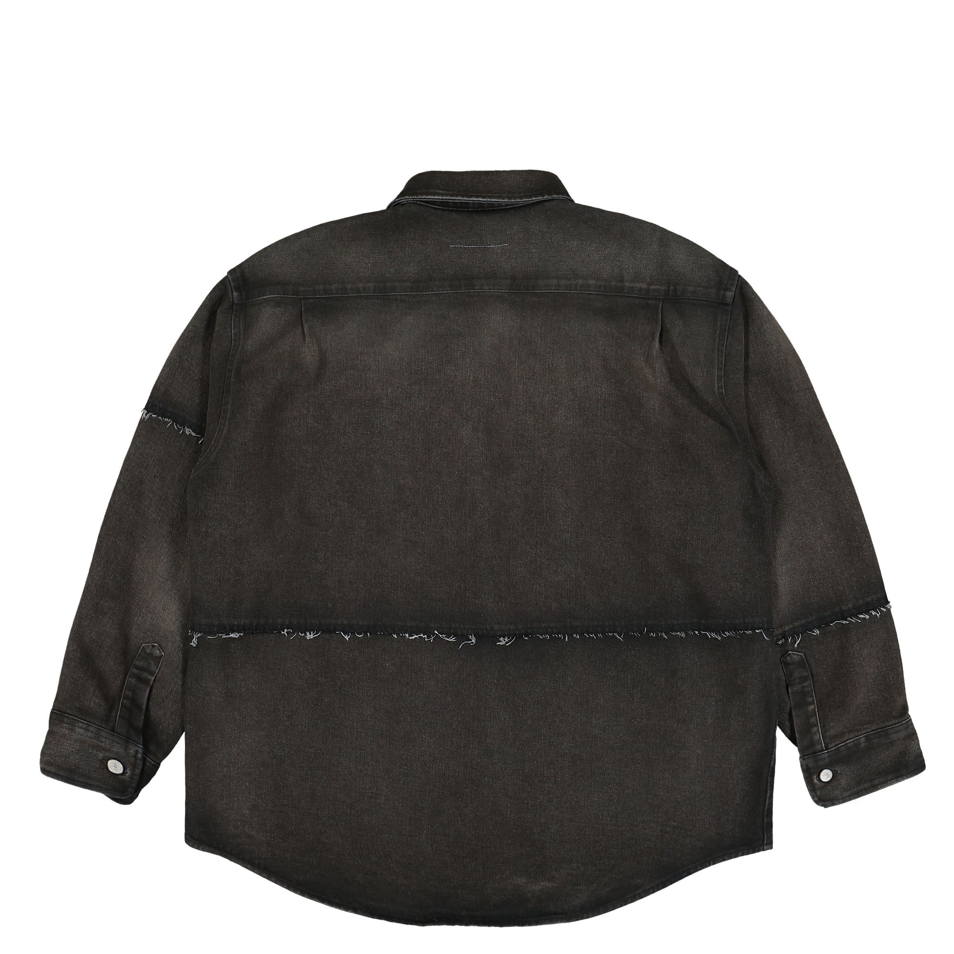 MM6 Maison Margiela Long-sleeved Shirt Grey Detail view 2 | Gate