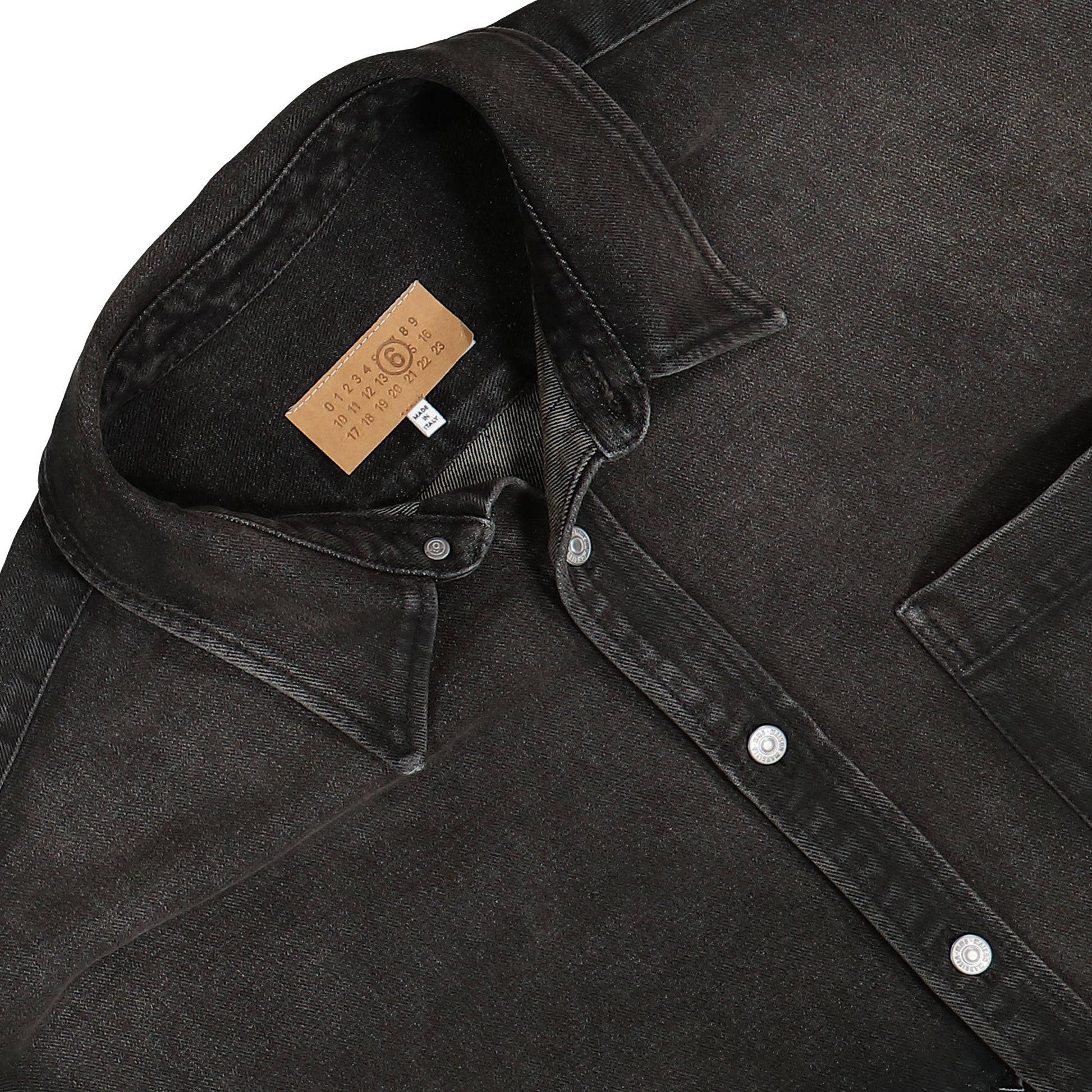 MM6 Maison Margiela Long-sleeved Shirt Grey Detail view 3 | Gate