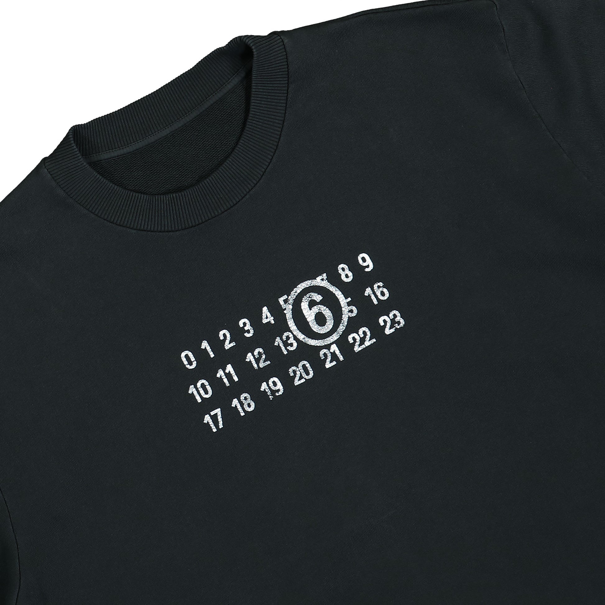 MM6 Maison Margiela Sweatshirt Black Detail view 3 | Gate