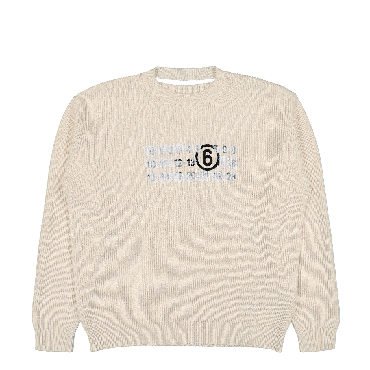 MM6 Maison Margiela Crewneck Beige Detail view 1 | Gate