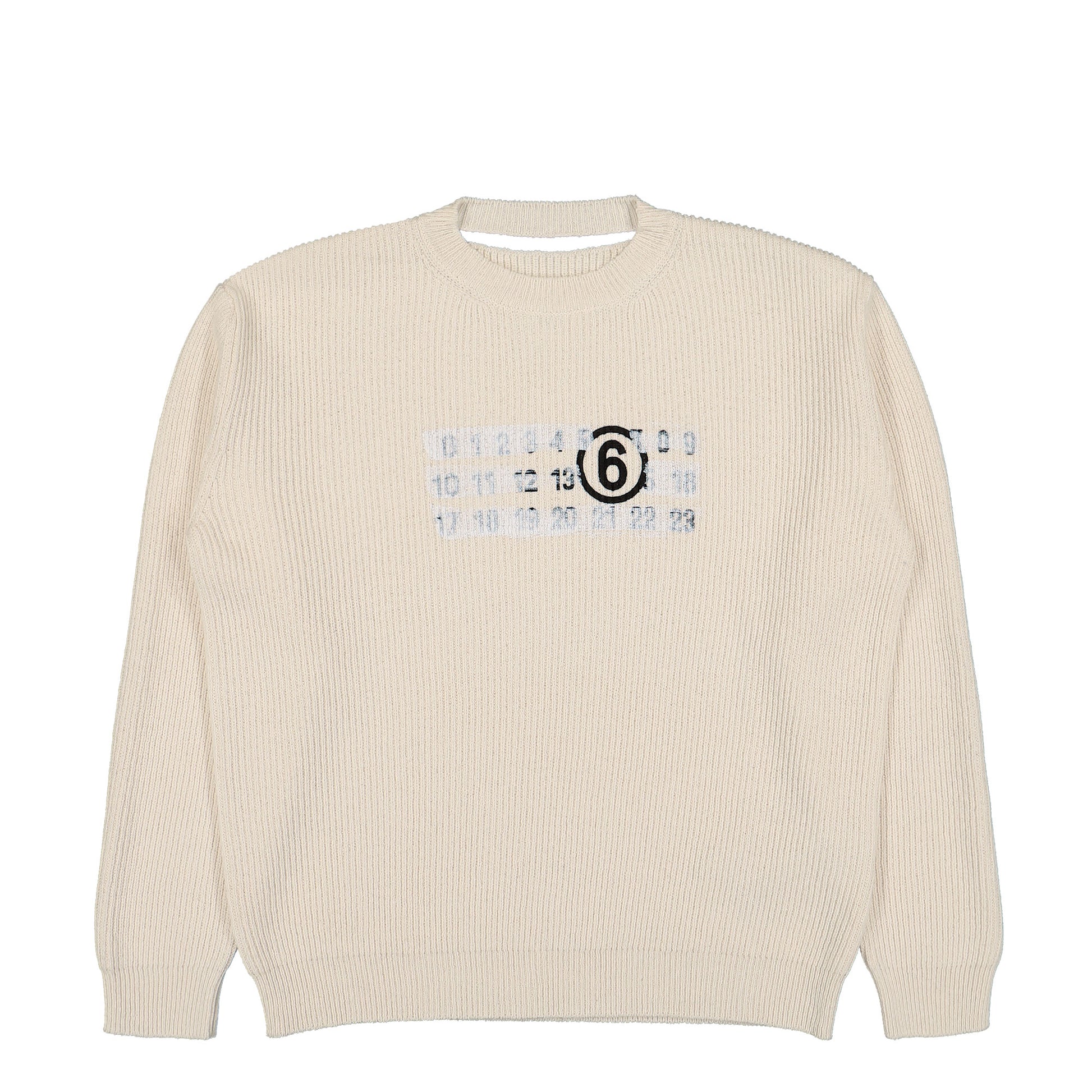 MM6 Maison Margiela Crewneck Beige Detail view 1 | Gate