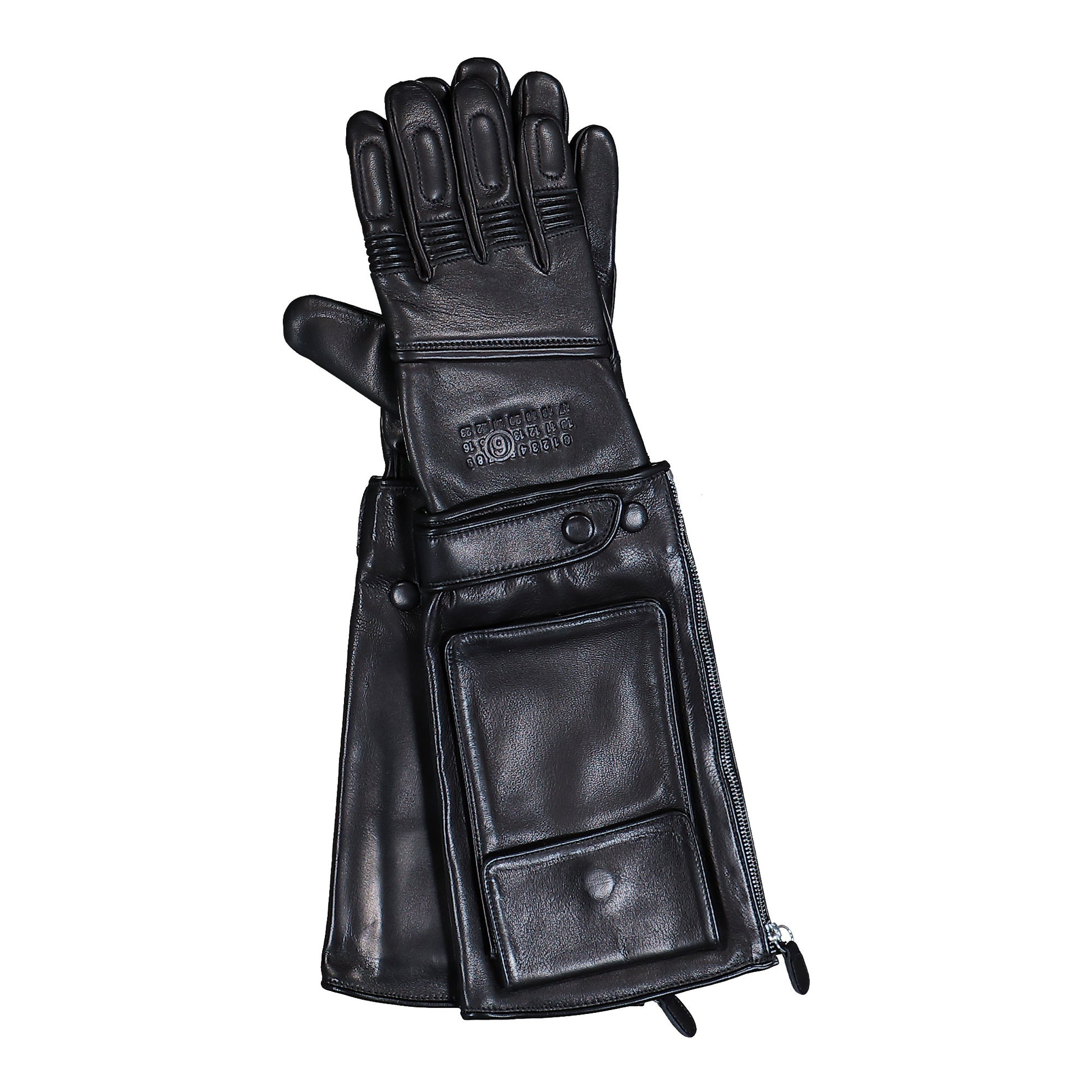 Agnelle x MM6 Maison Margiela Gloves Black Gloves SH2TS0004 M07014 900 Detail View 1 | GATE