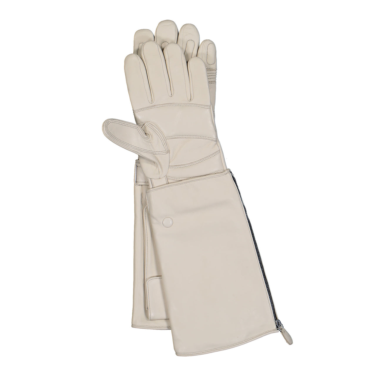 Agnelle x MM6 Maison Margiela Gloves Beige Gloves SH2TS0004 M07014 101 Detail View 1 | GATE