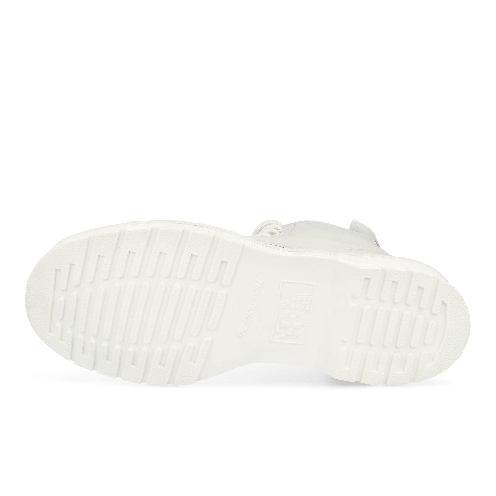 MM6 Maison Margiela x Dr. Martens 1460 Twist MM6 White / Optical White Boots SH3WU0013 HB009 Detail View 6 | GATE