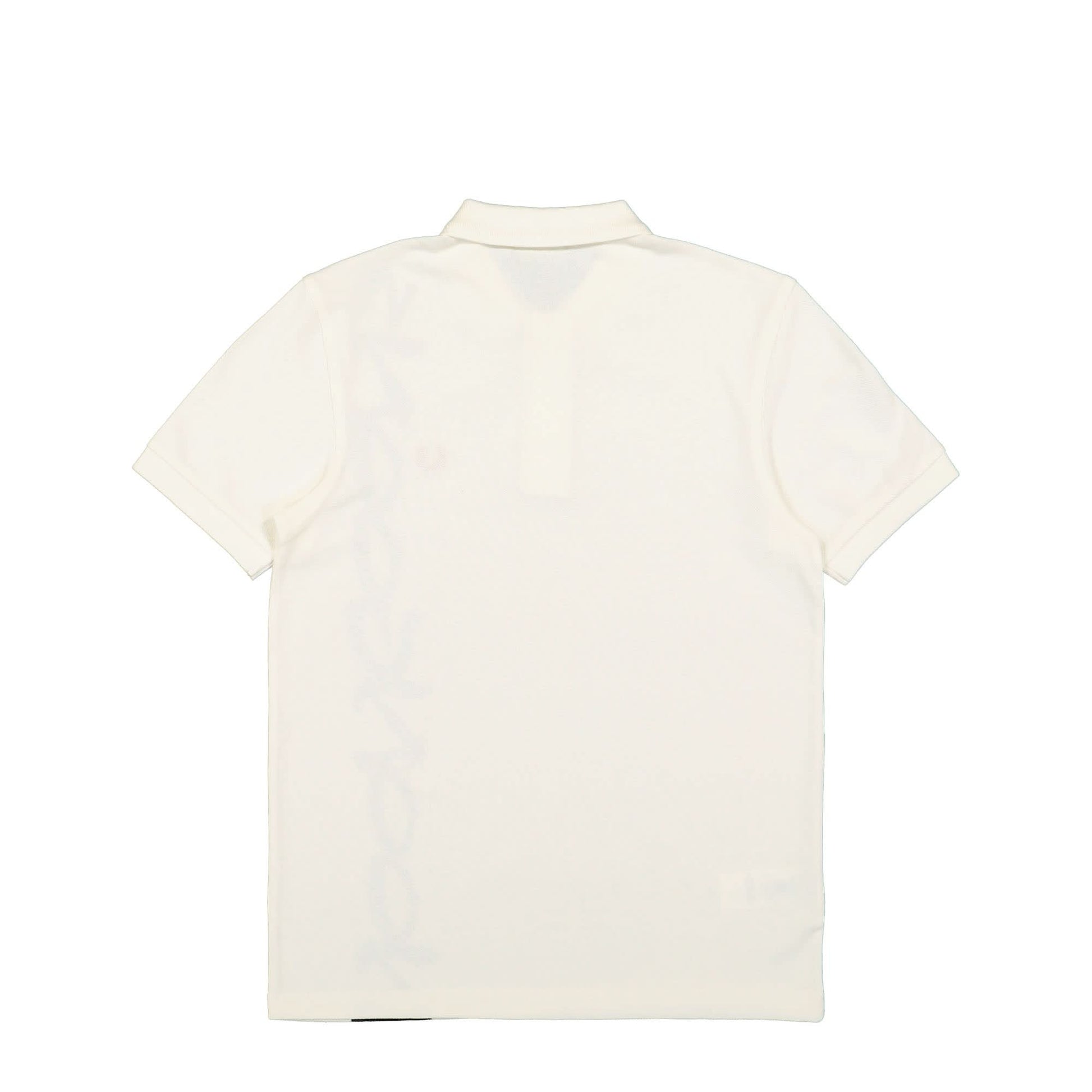 Fred Perry Printed Polo Shirt White Detail view 2 | Gate