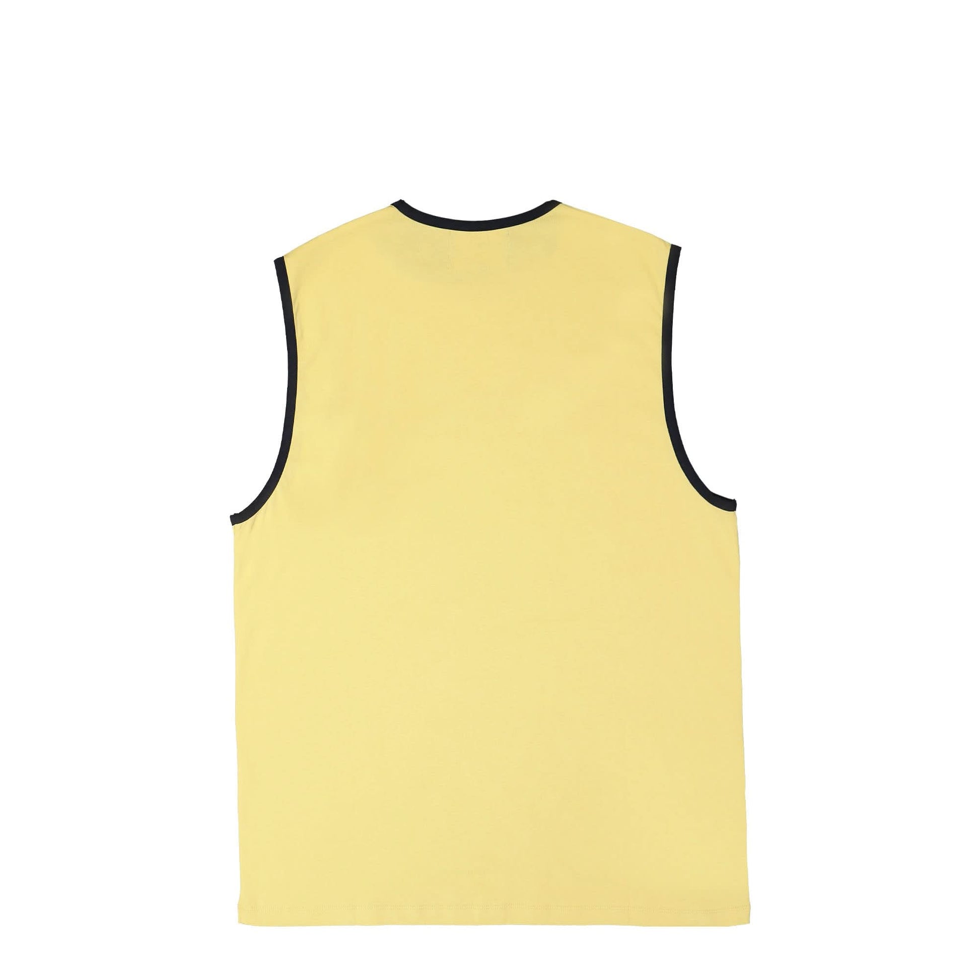 Fred Perry Printed Vest Yellow Detail view 2 | Gate