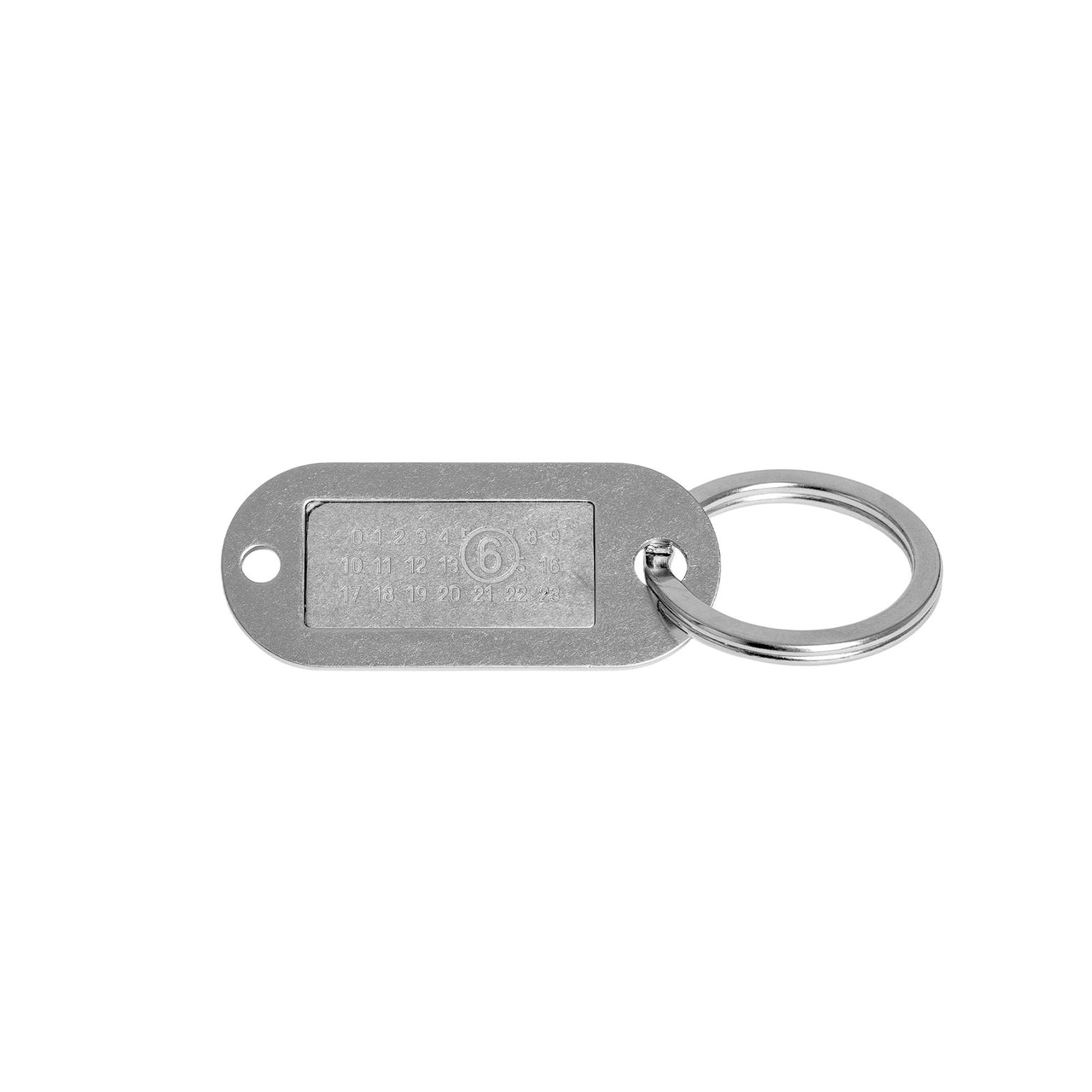 MM6 Maison Margiela Key Ring Silver Detail view 1 | Gate