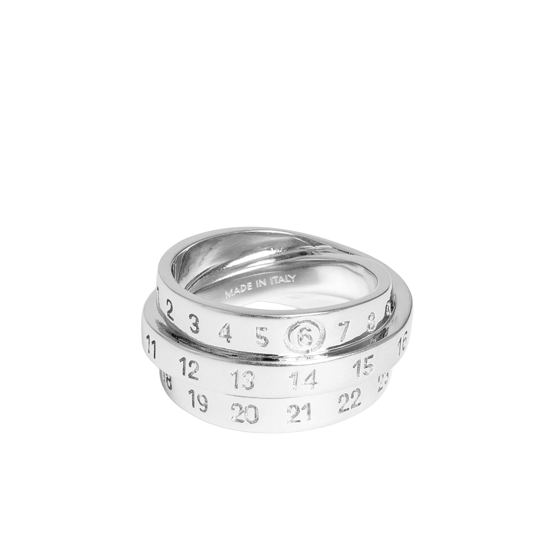 MM6 Maison Margiela Ring Silver Detail view 1 | Gate