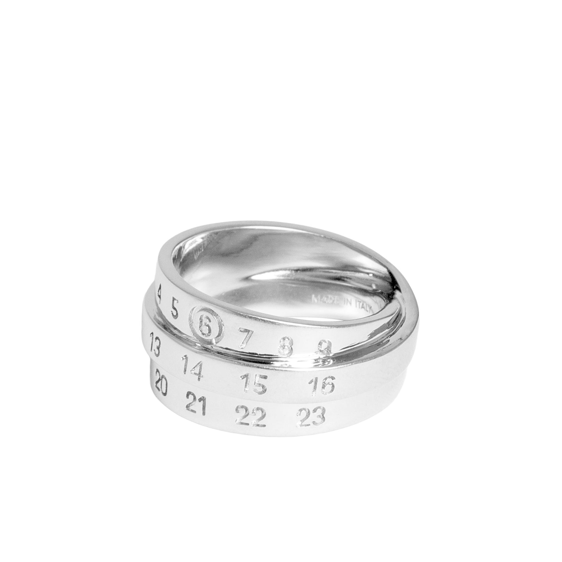 MM6 Maison Margiela Ring Silver Detail view 2 | Gate