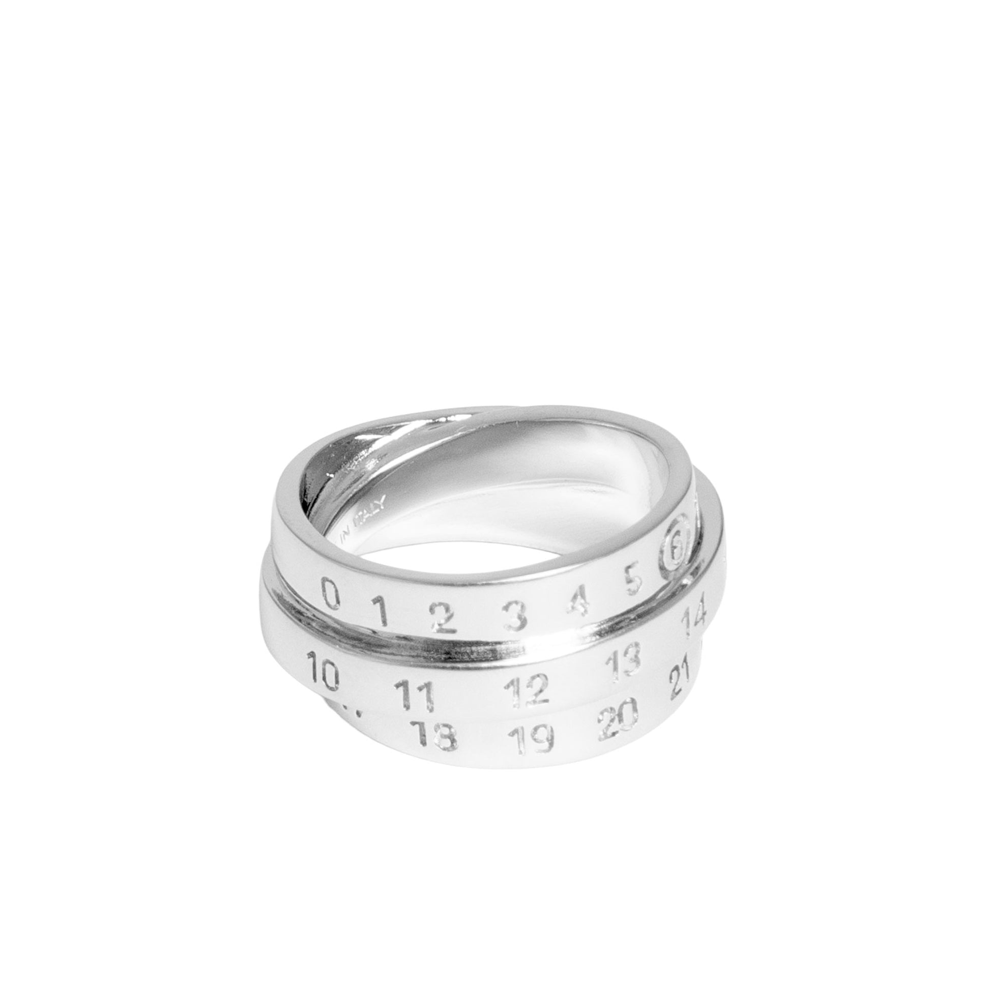 MM6 Maison Margiela Ring Silver Detail view 3 | Gate
