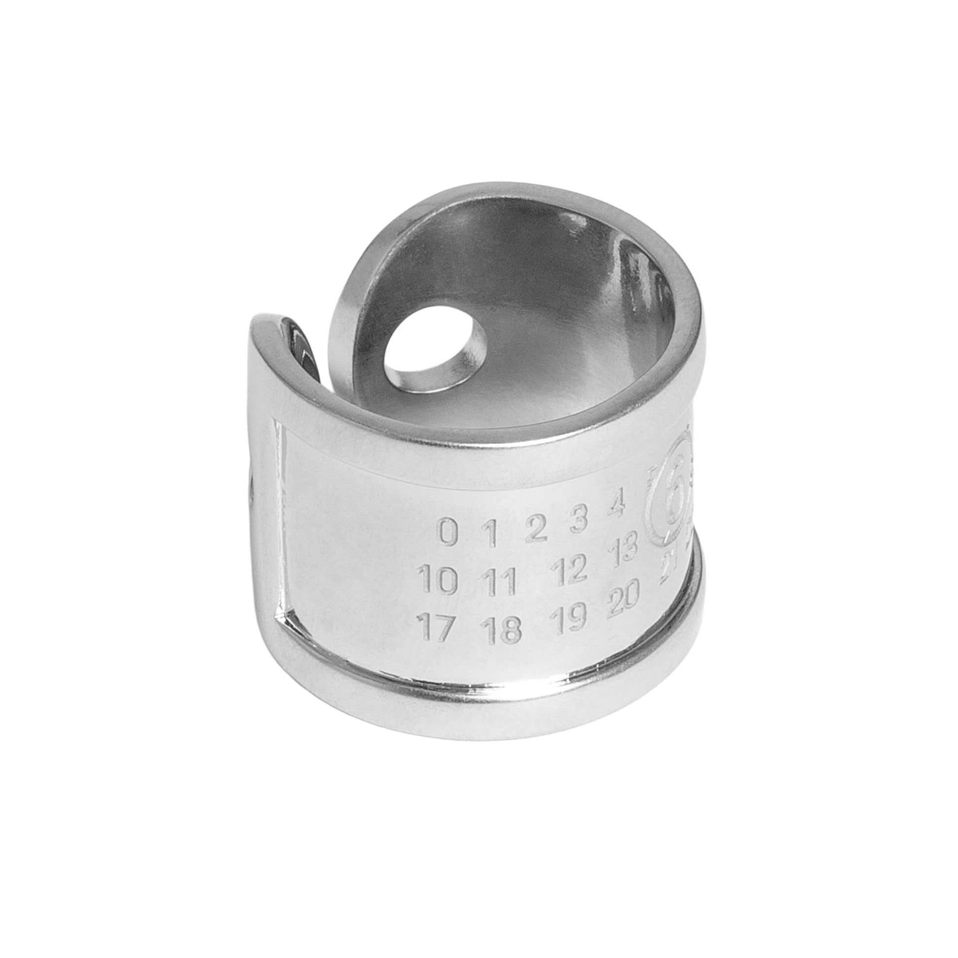 MM6 Maison Margiela Ring Silver Detail view 3 | Gate