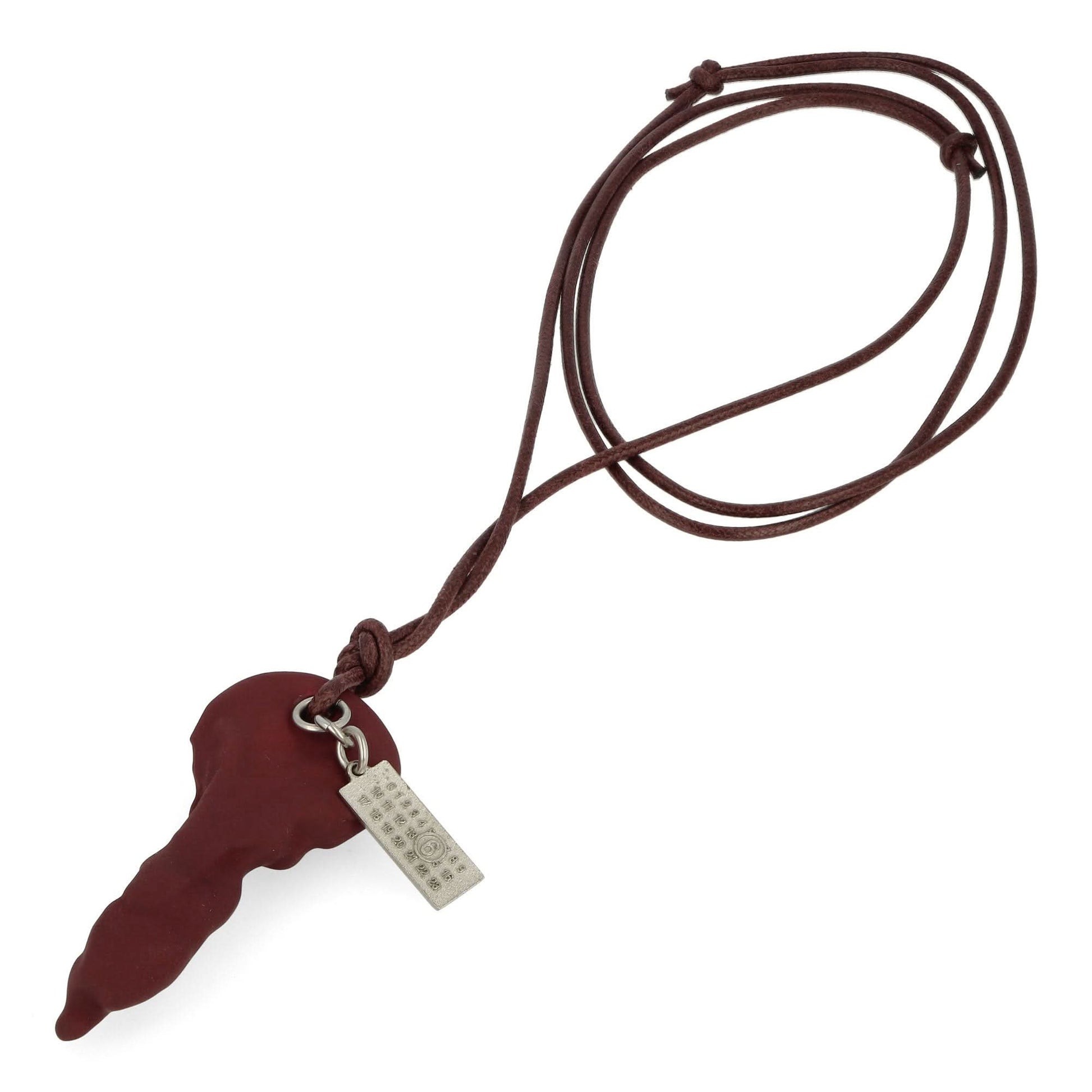 MM6 Maison Margiela Necklace Red Detail view 1 | Gate