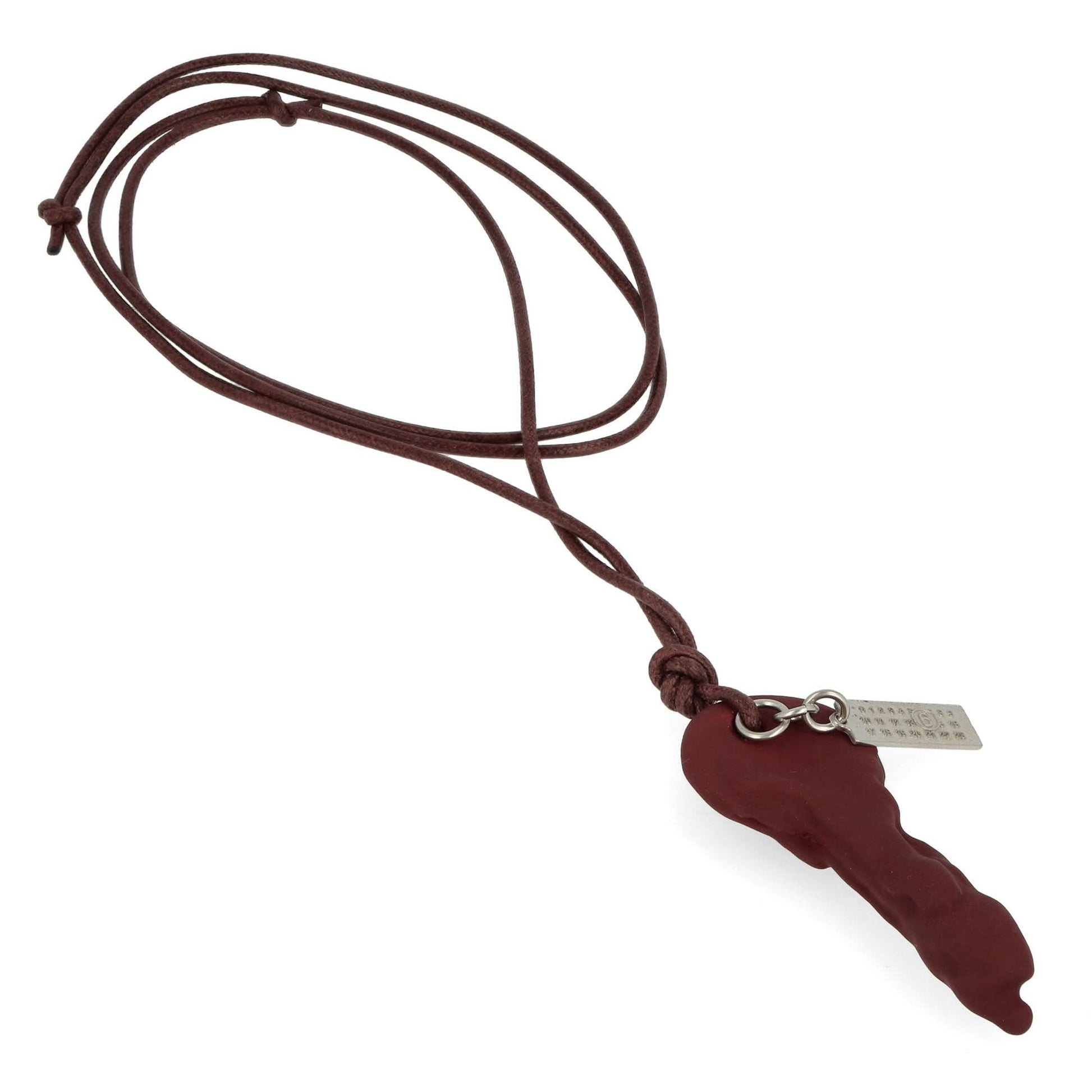 MM6 Maison Margiela Necklace Red Detail view 2 | Gate