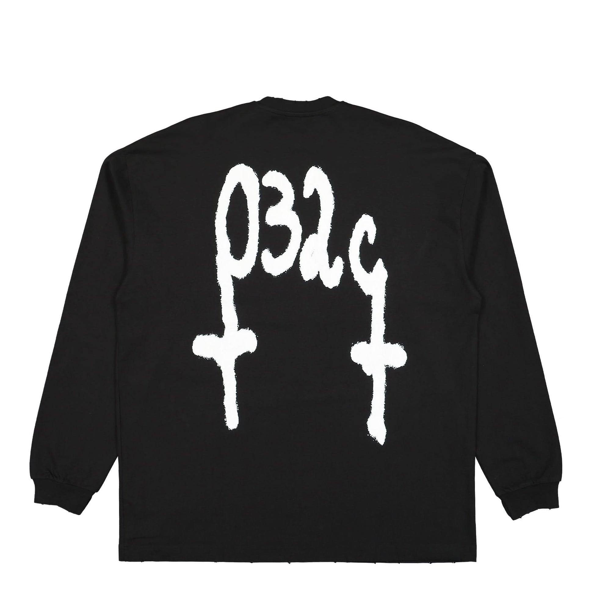 032c Mayhem Oversized Longsleeve Black Detail view 2 | Gate