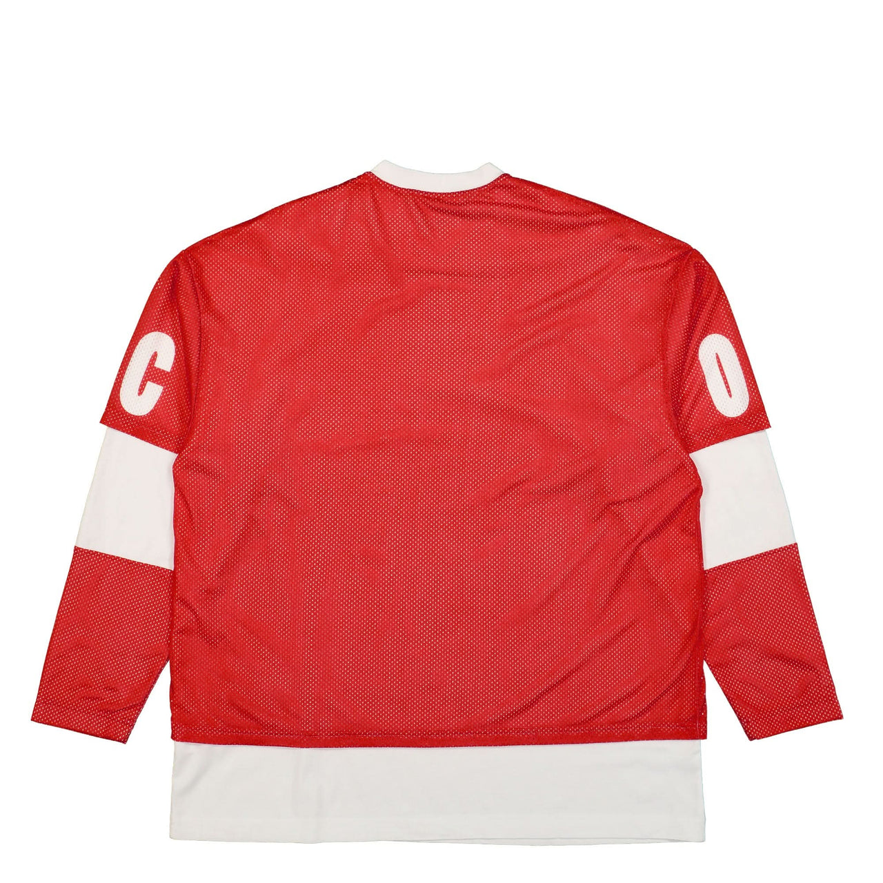 032c Lax Layered Longsleeve Red Detail view 1 | Gate