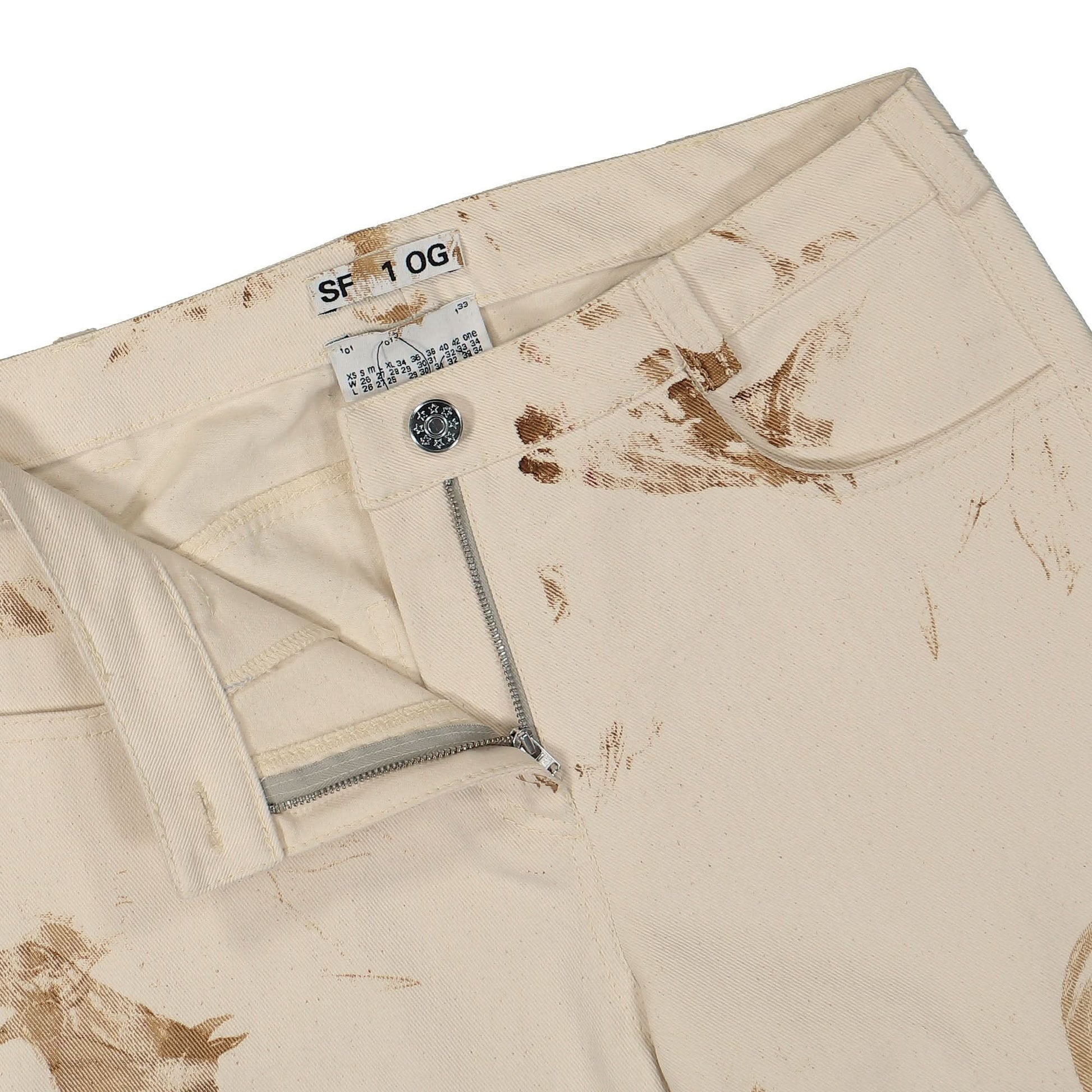 SF1OG Essential Denim Beige Detail view 4 | Gate