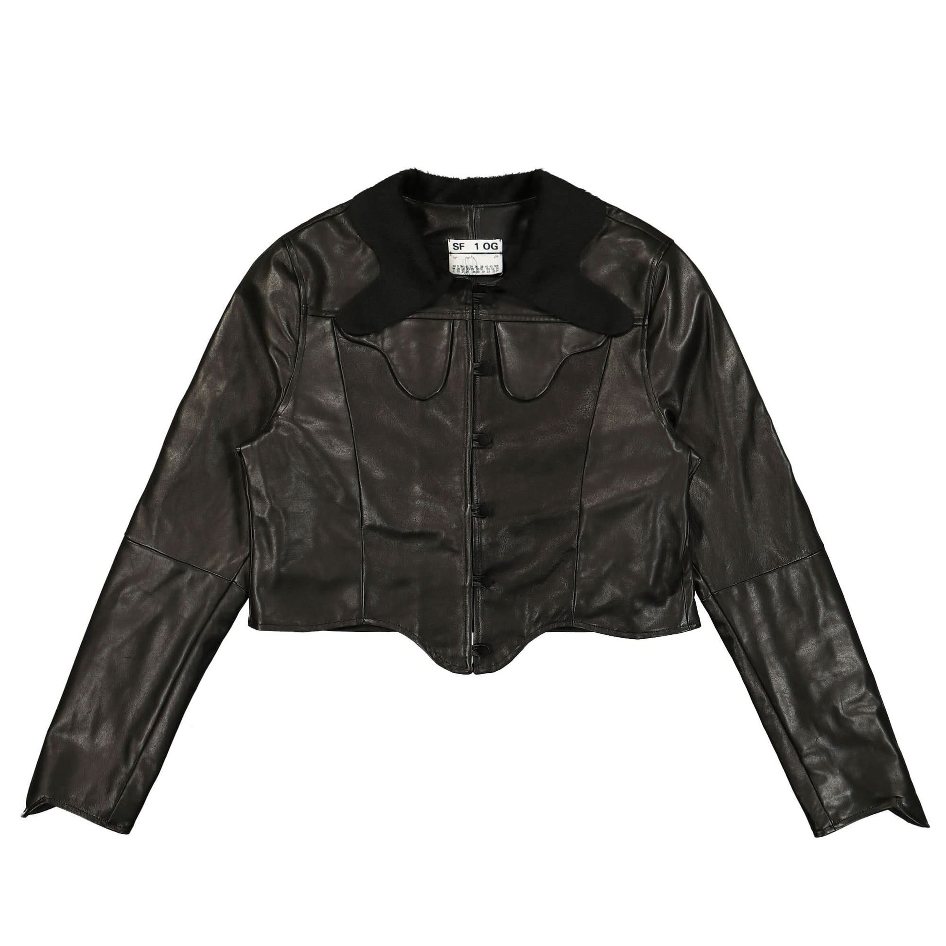 SF1OG Cow Jacket Black Detail view 1 | Gate