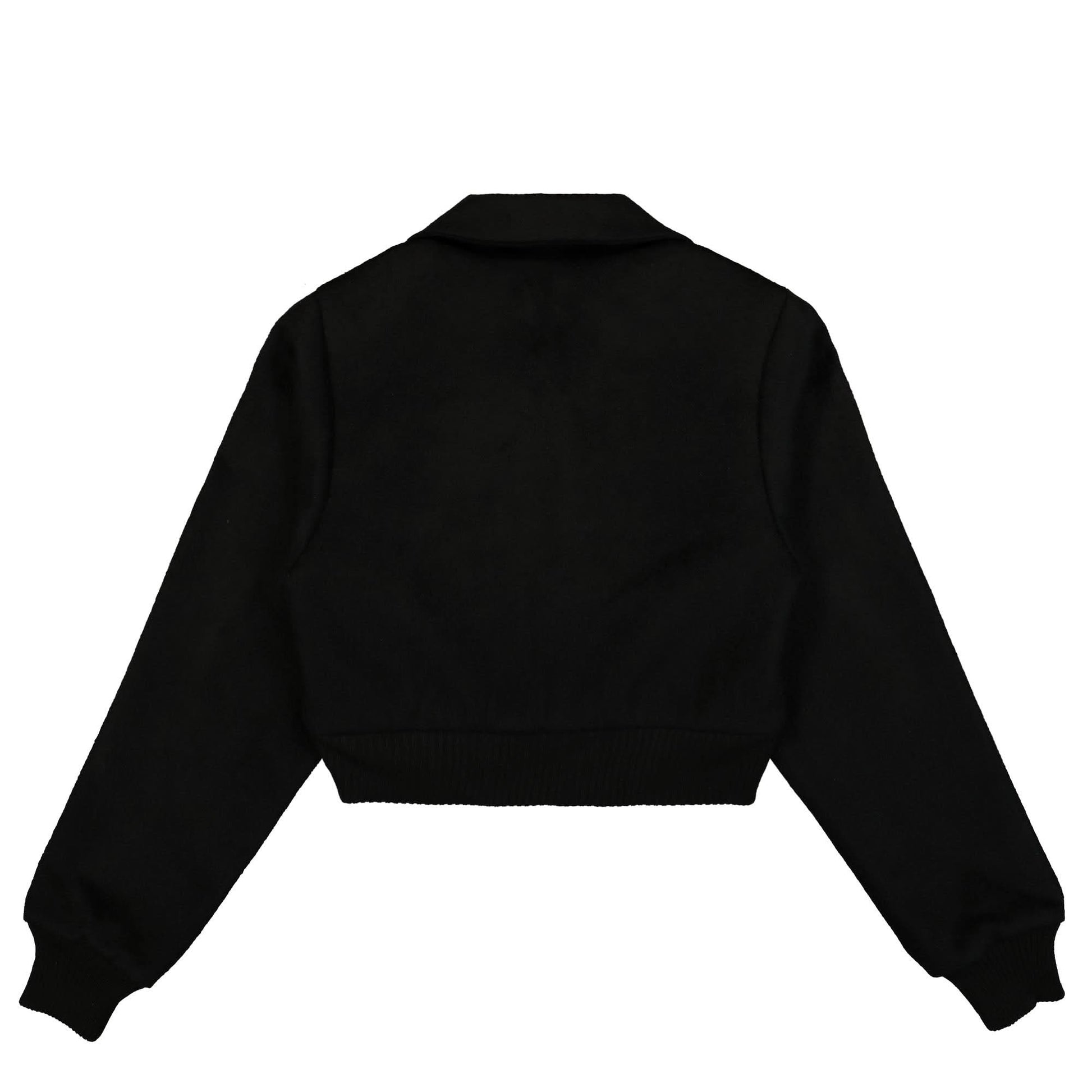 SF1OG Cropped Bomber Black Detail view 2 | Gate