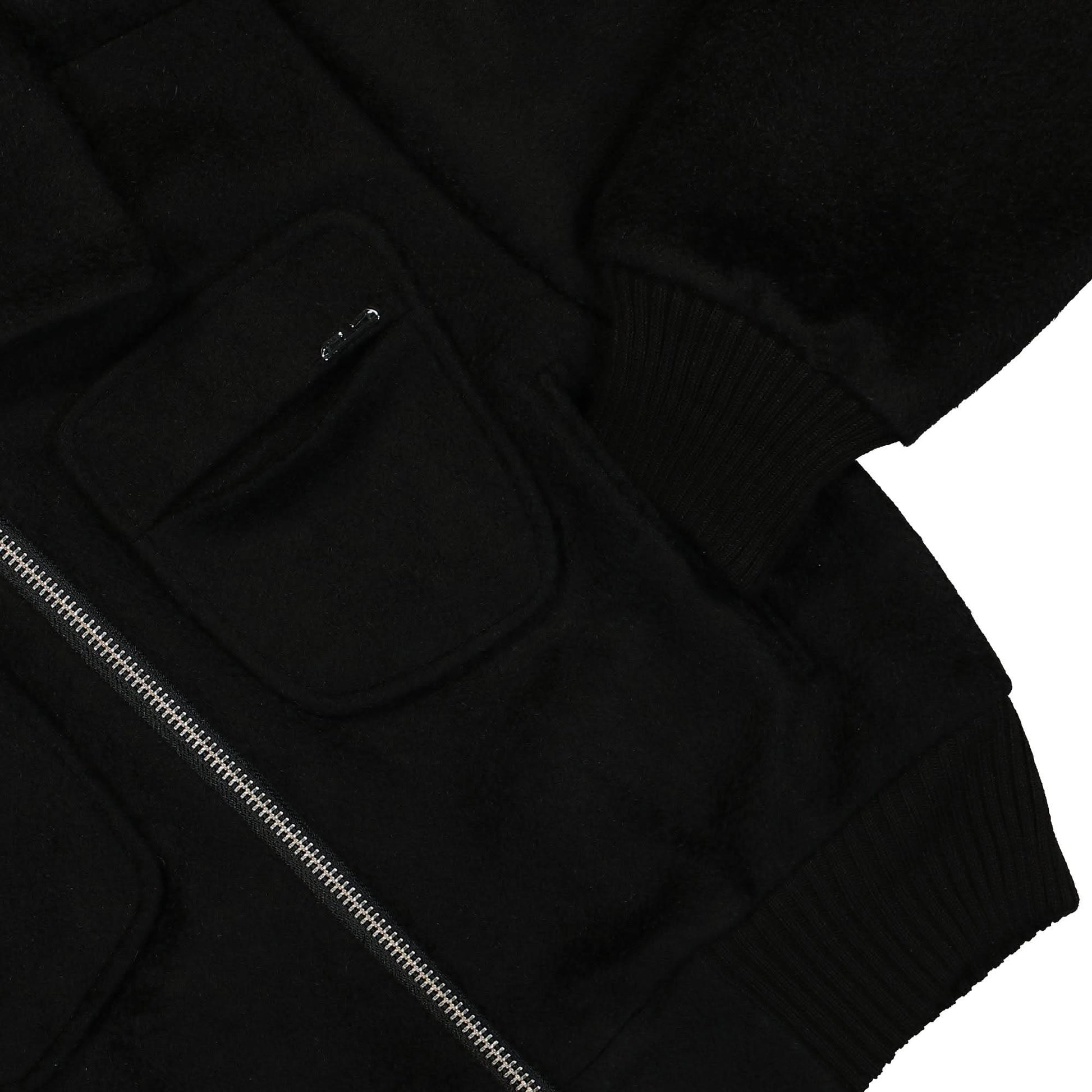 SF1OG Cropped Bomber Black Detail view 4 | Gate
