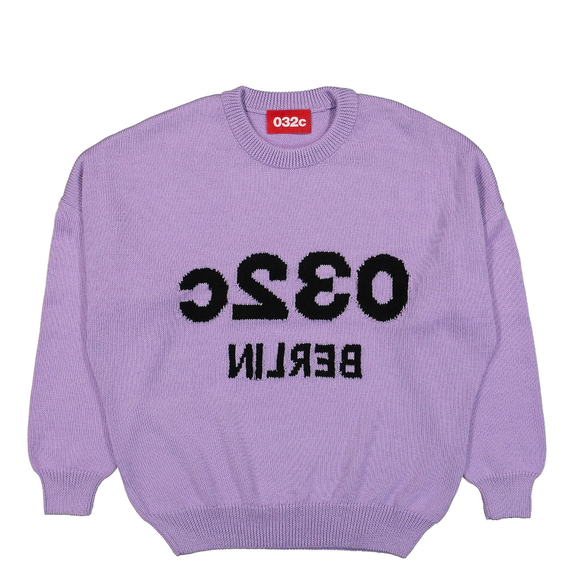 032c Selfie Sweater Purple Detail view 1 | Gate