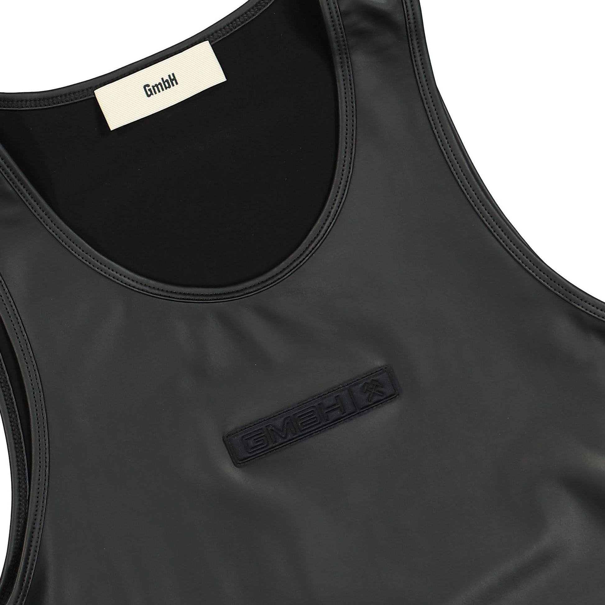 GmbH Vest With Logo Patch Black Detail view 3 | Gate